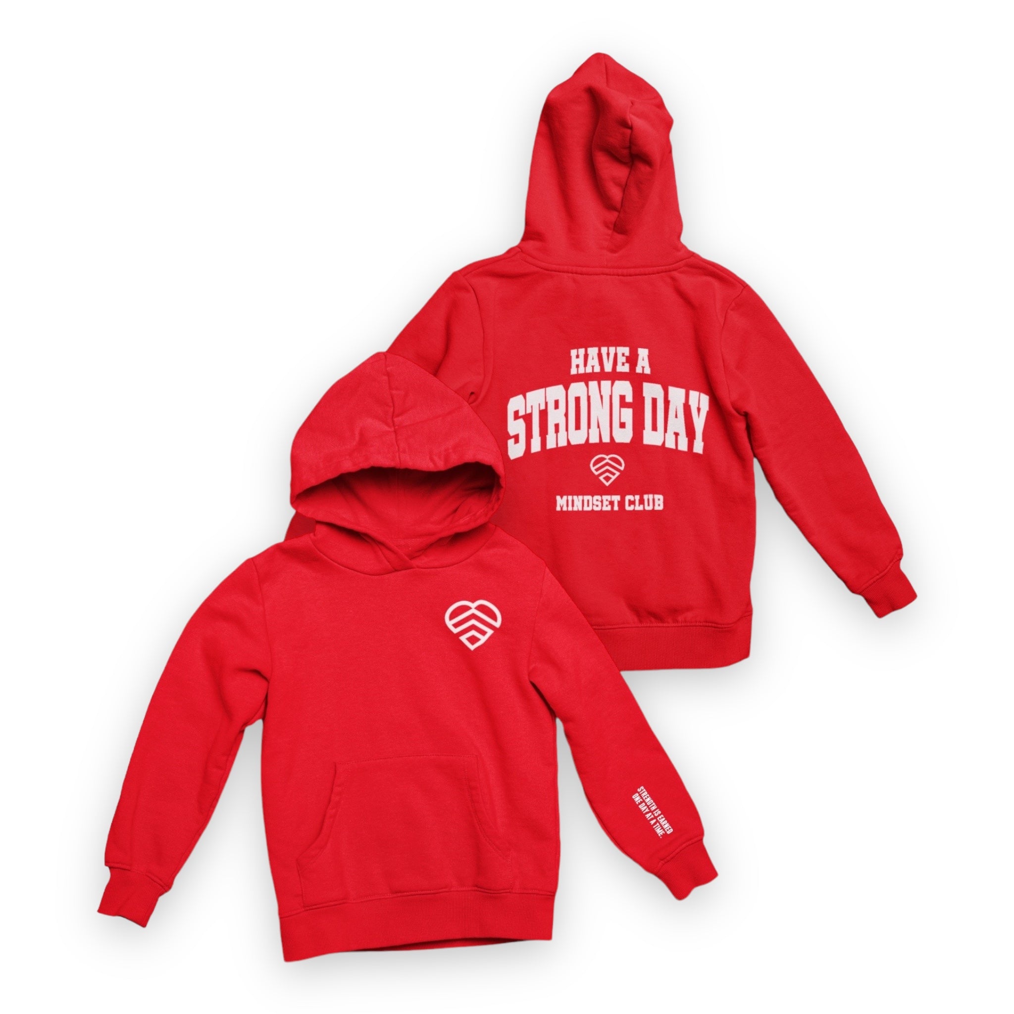 Mindset Club Logo Hoodie - Red