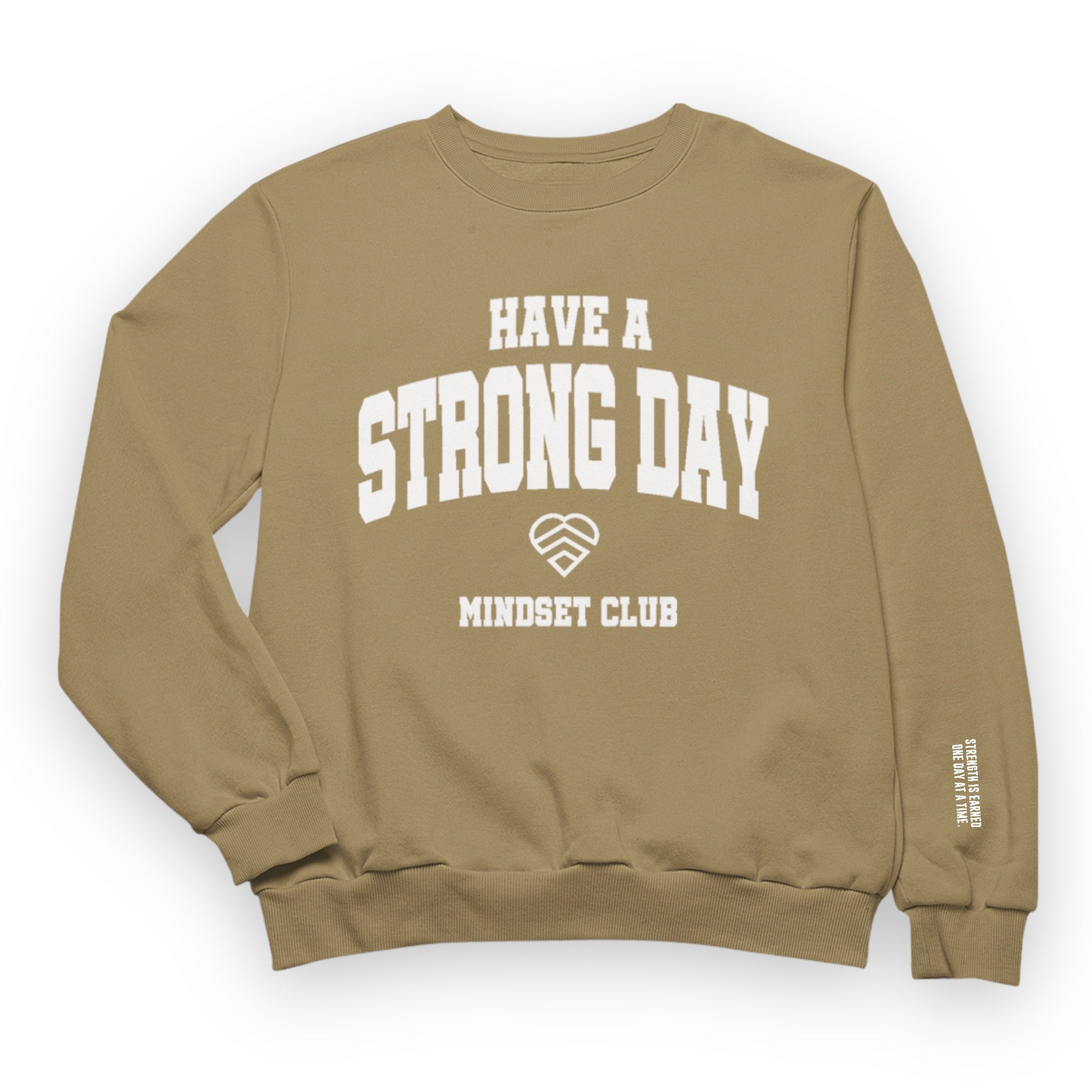 Mindset Club Statement Crewneck - Khaki