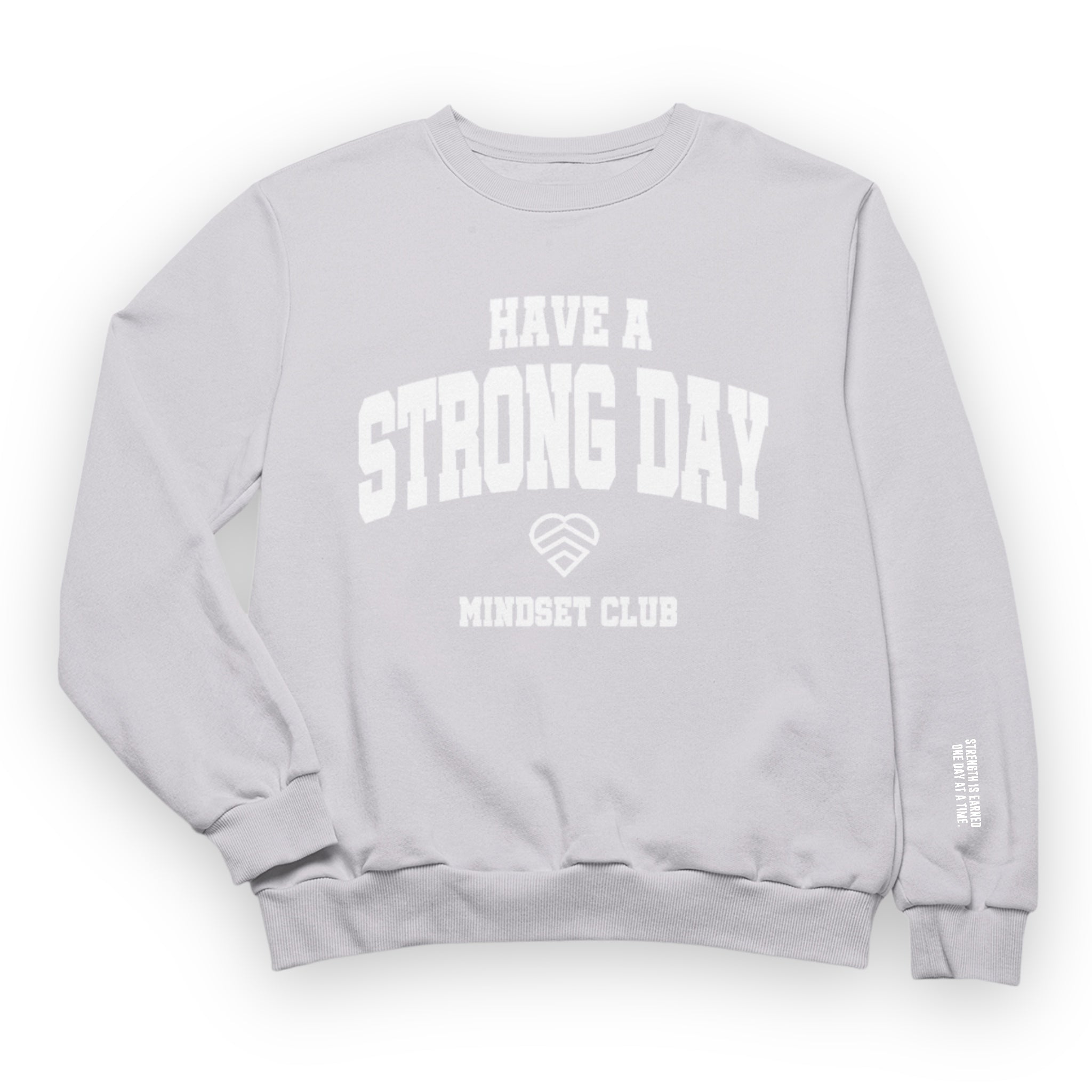 Mindset Club Statement Crewneck - Heather Grey