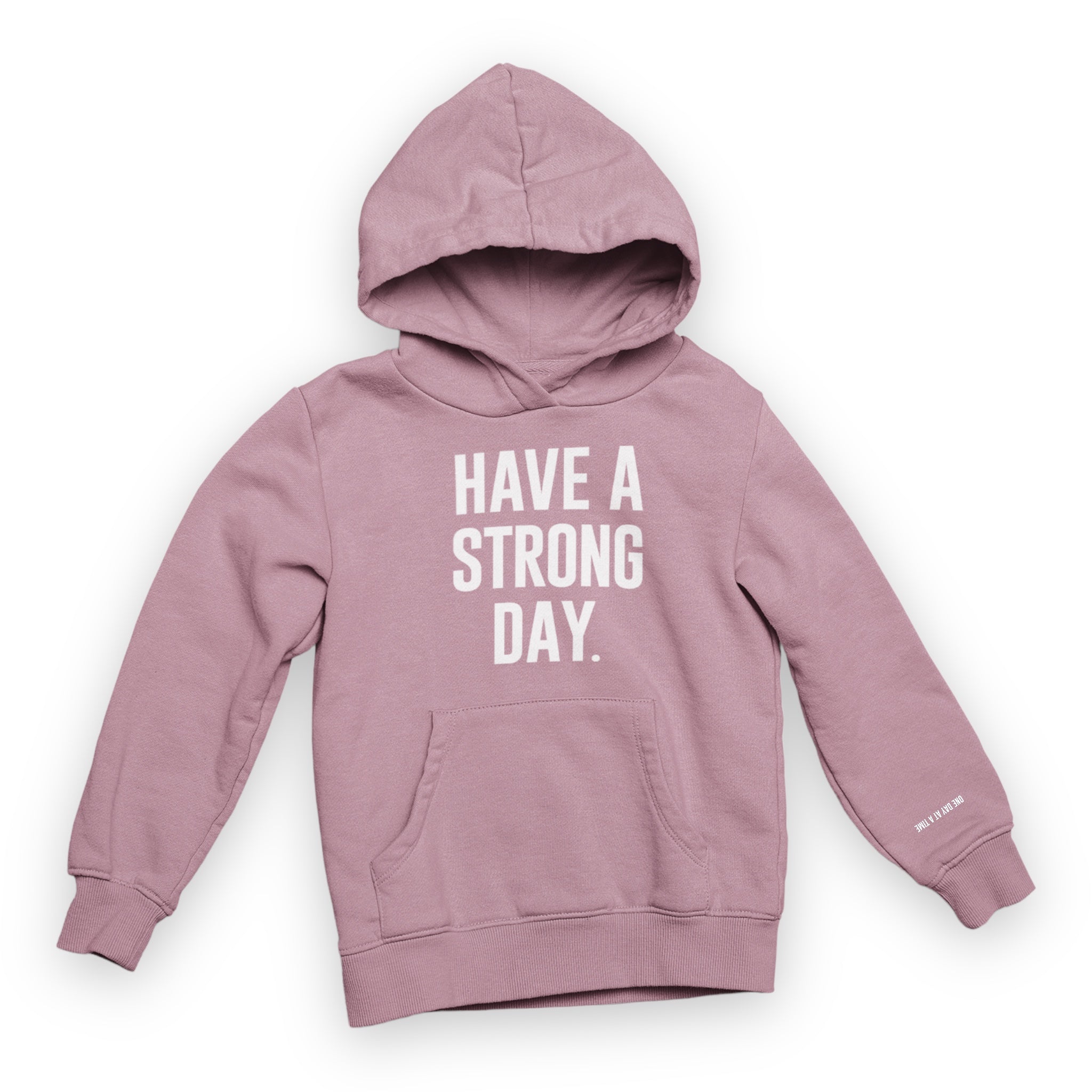Slogan Testimony Hoodie - Mauve