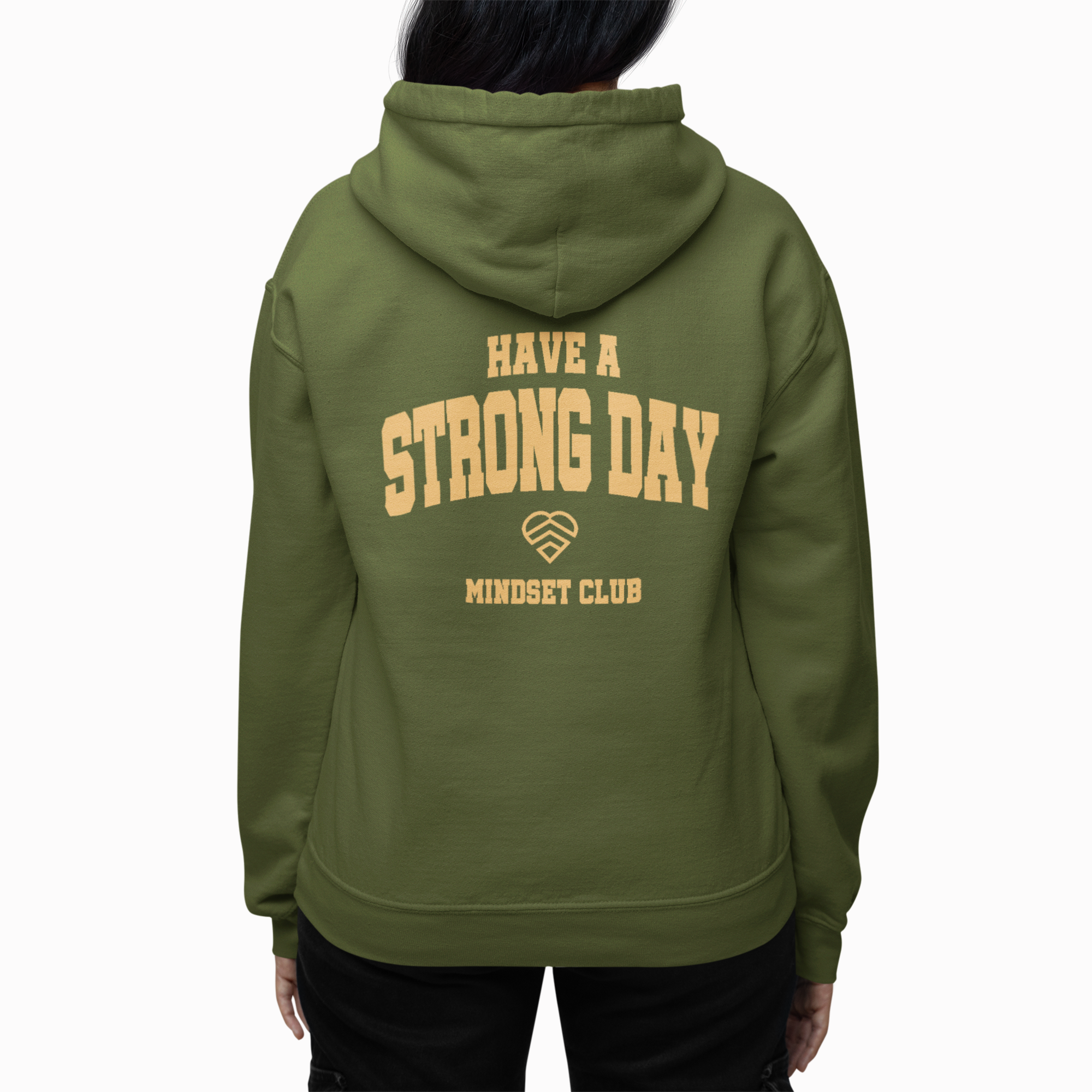 Mindset Club Logo Hoodie - Army