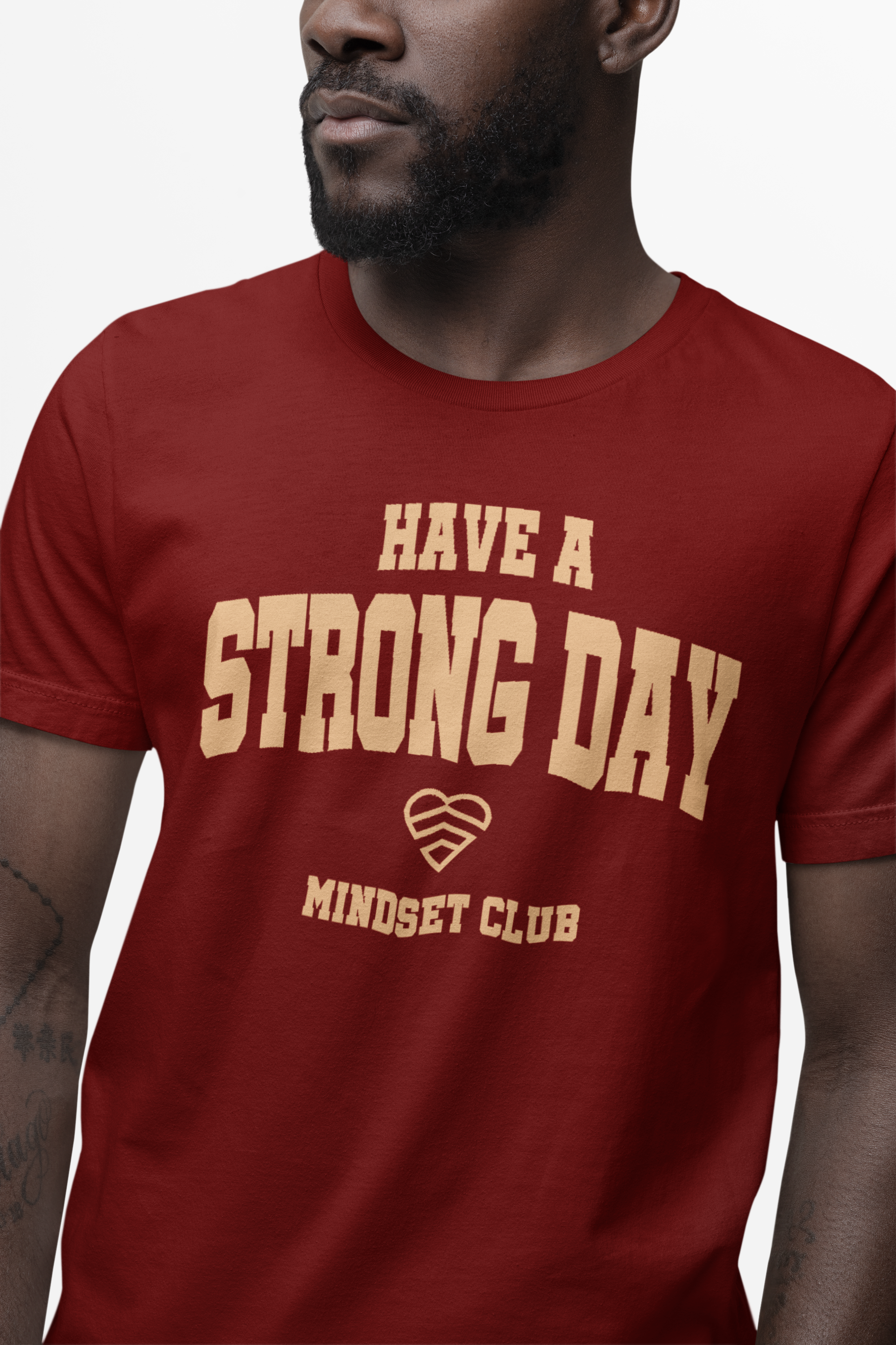 Mindset Club Statement Shirt - Maroon