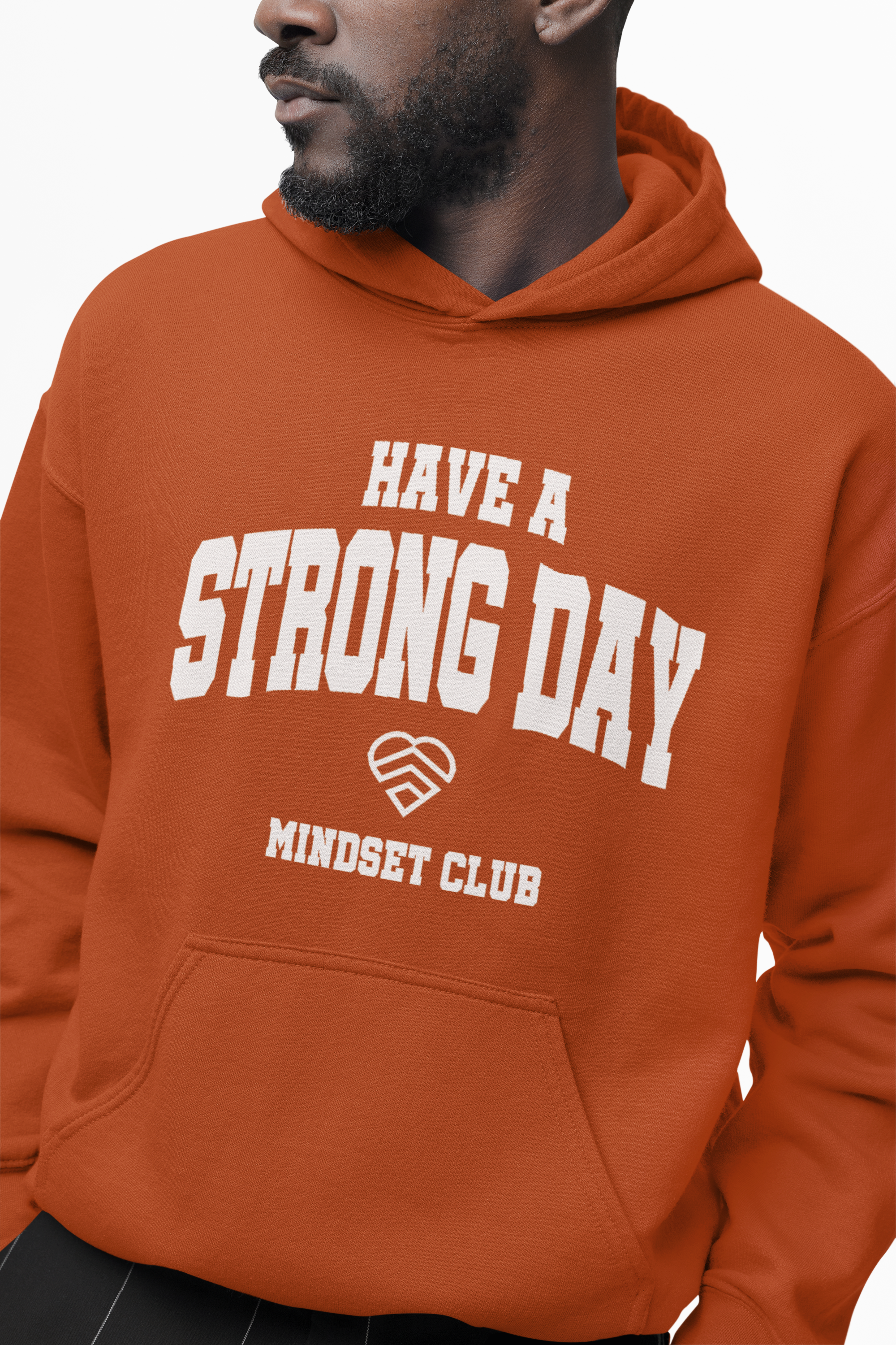 Mindset Club Statement Hoodie - Clay