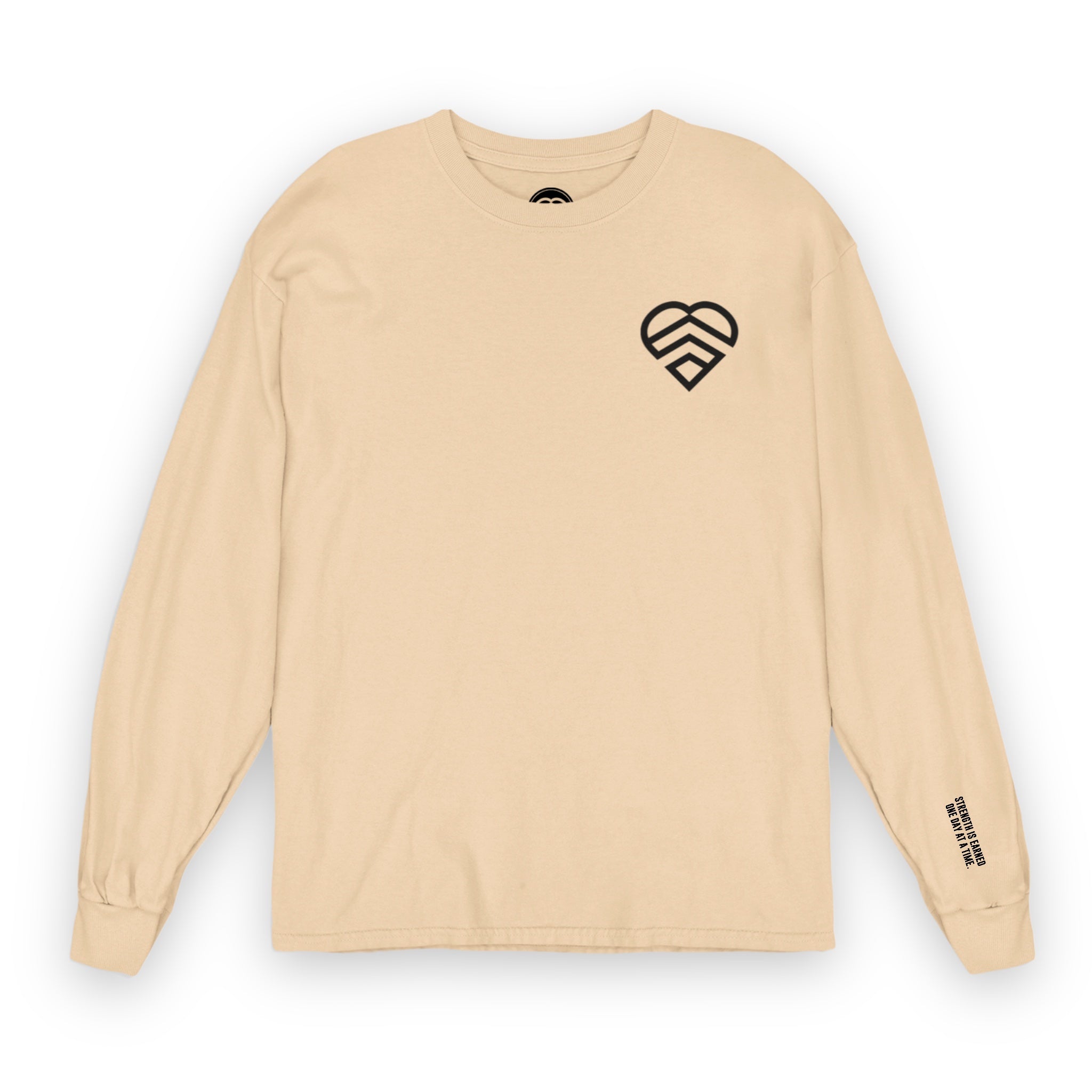 Mindset Club Long Sleeve Logo Shirt - Sand