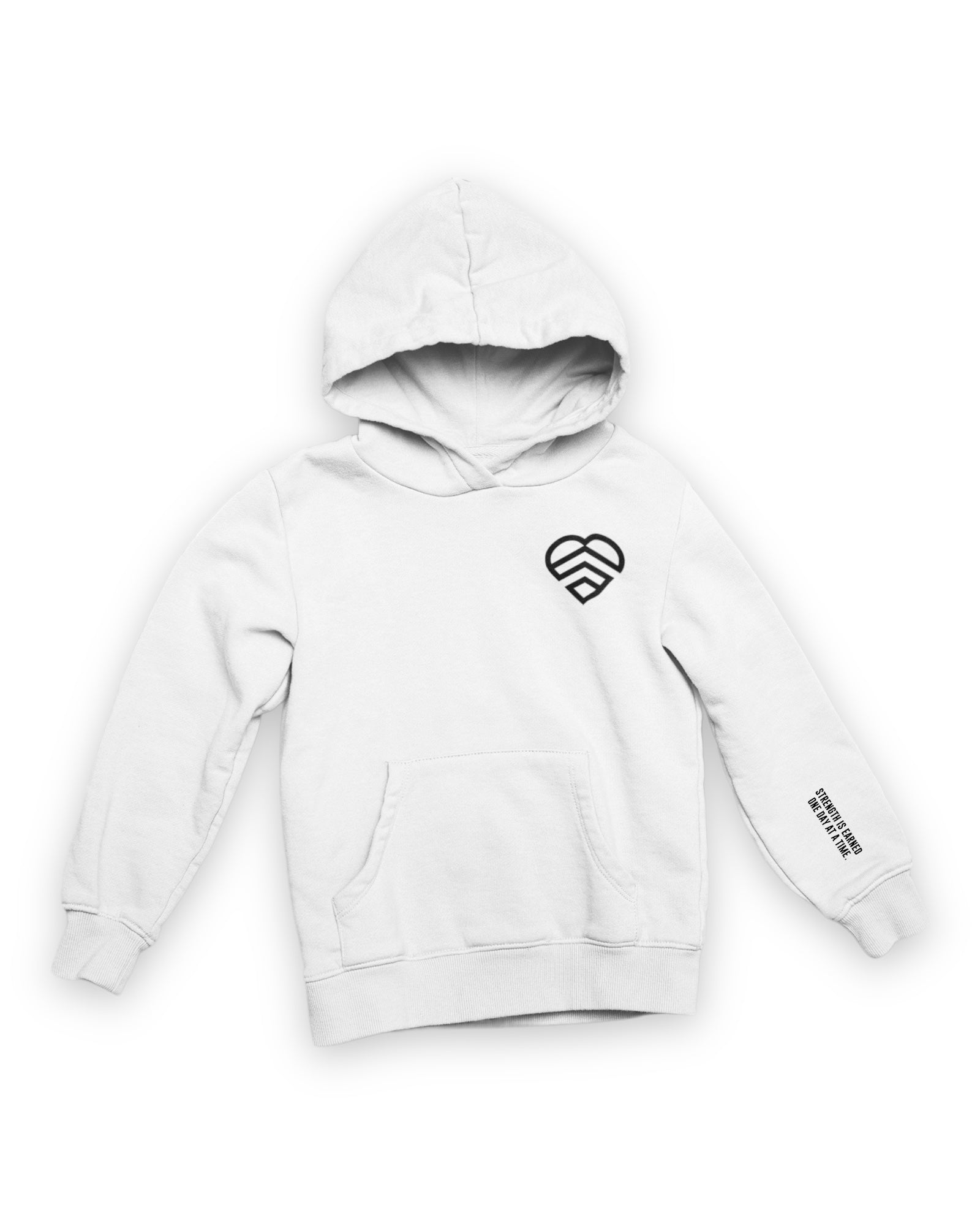 Mindset Club Logo Hoodie - White & Black