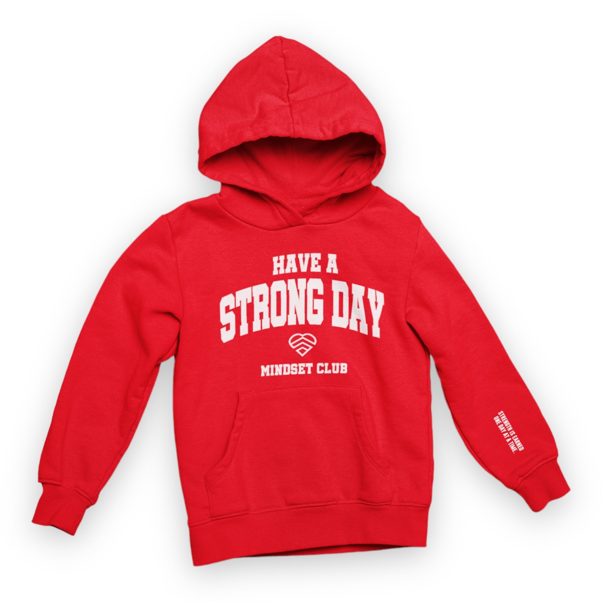 Mindset Club Statement Hoodie - Red