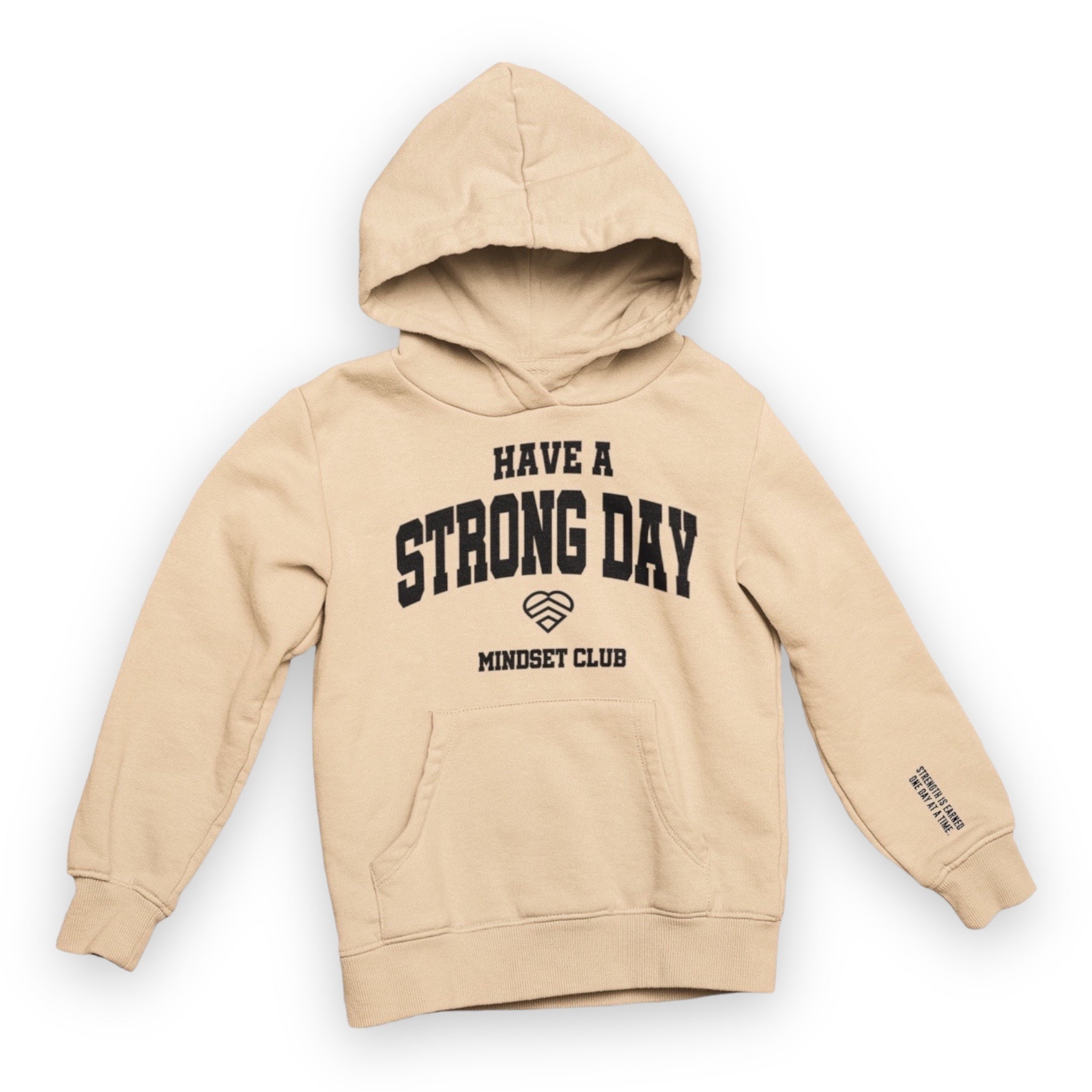 Mindset Club Statement Hoodie - Sand