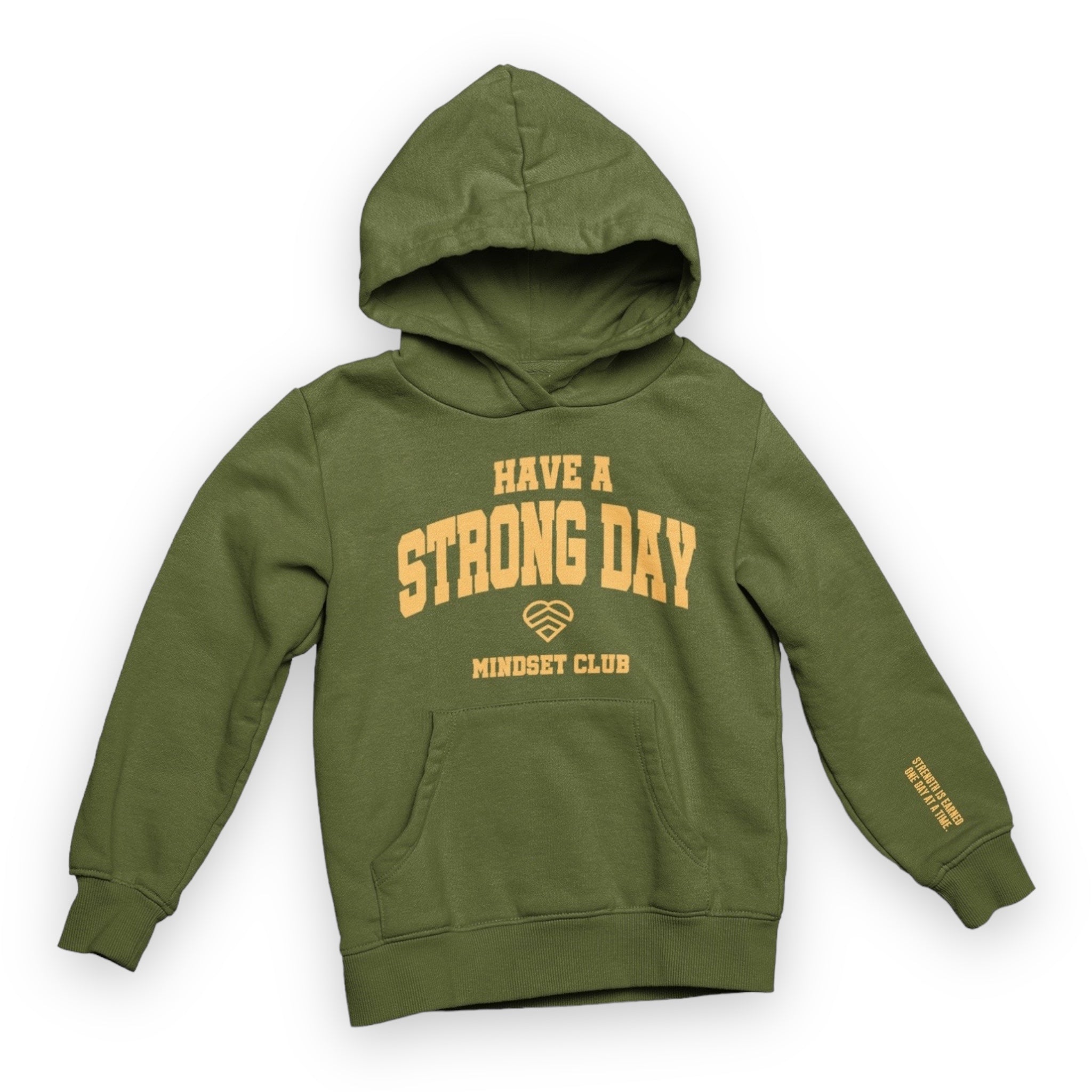 Mindset Club Statement Hoodie - Army