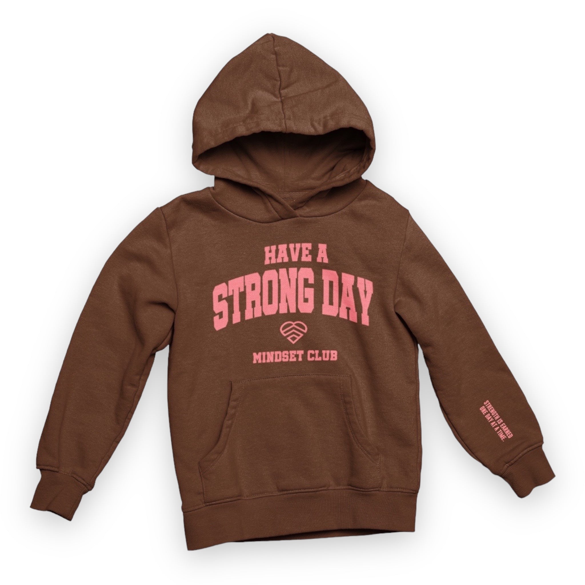 Mindset Club Statement Hoodie - Chocolate