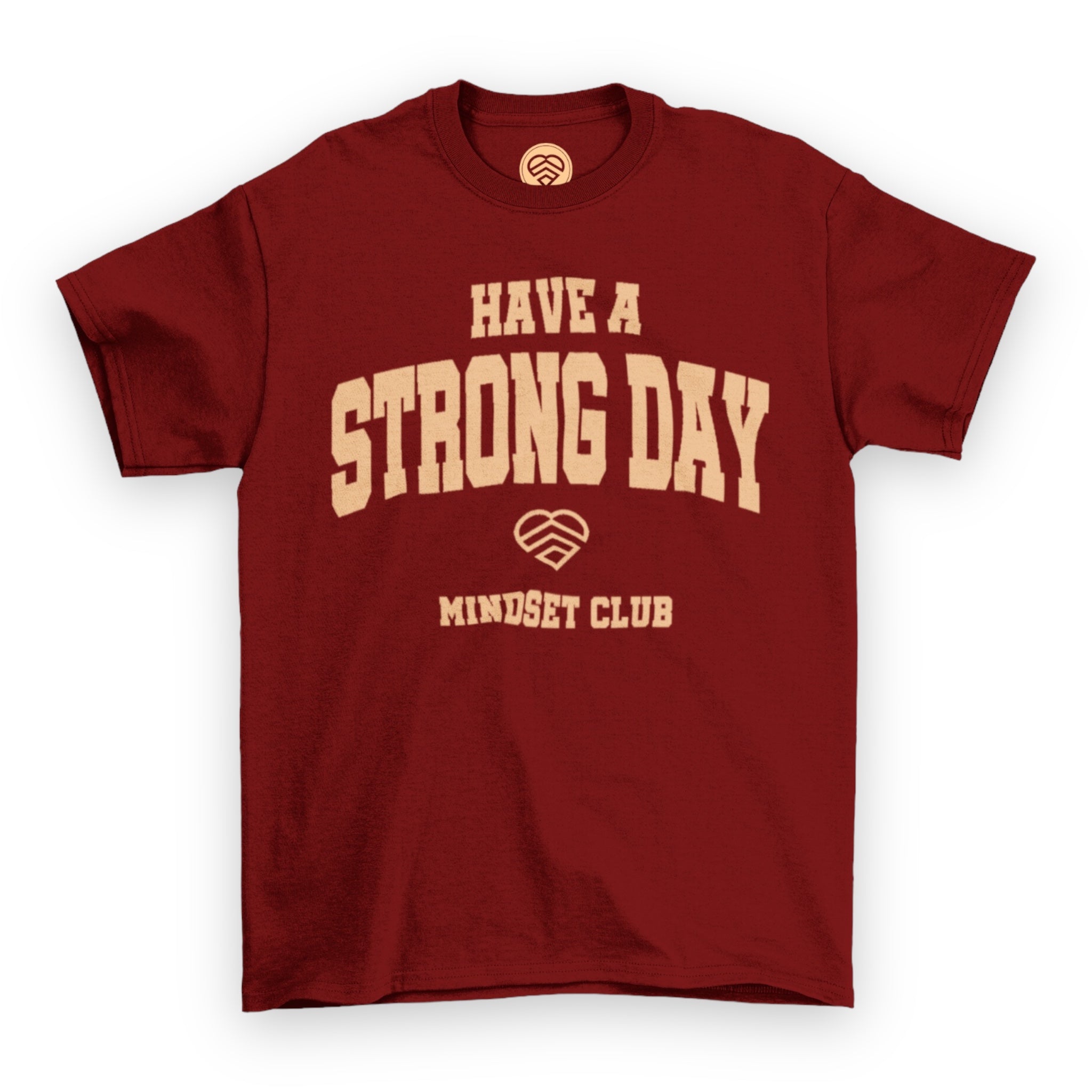 Mindset Club Statement Shirt - Maroon