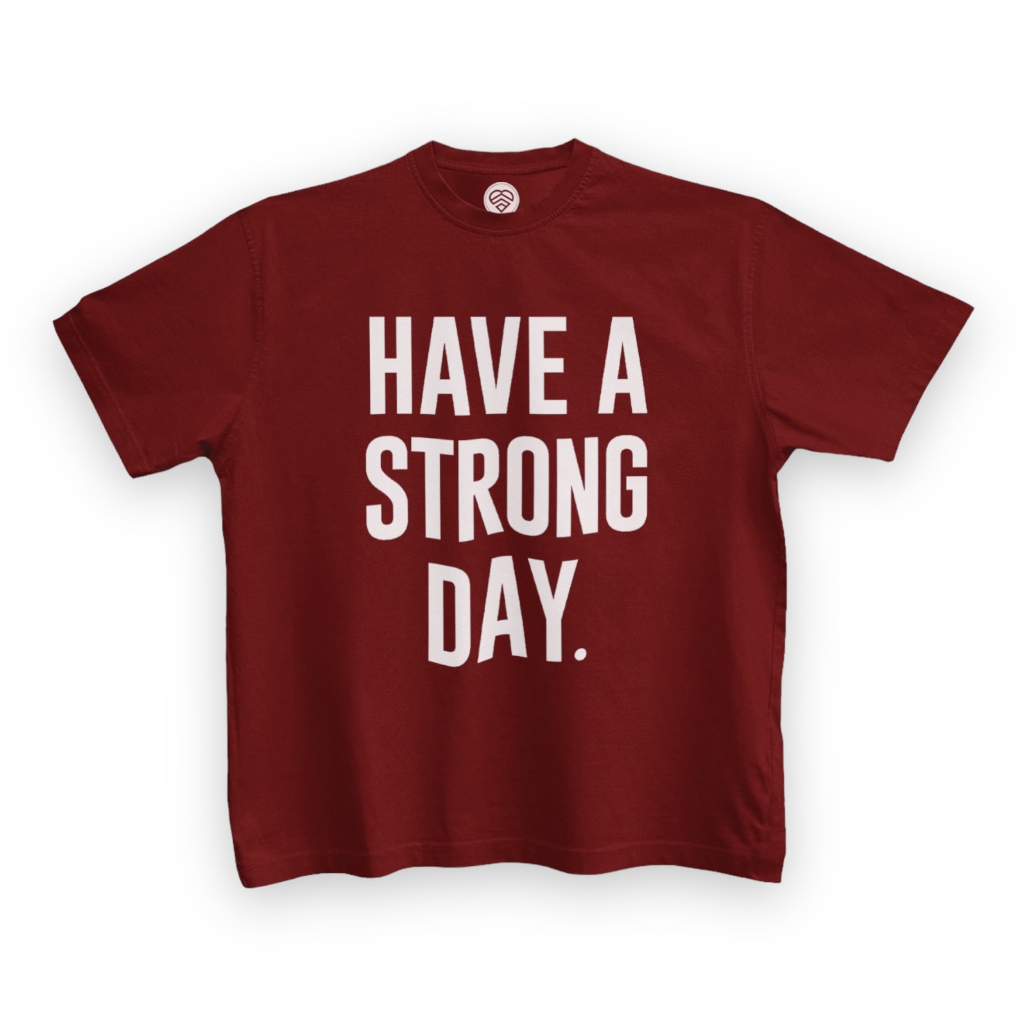 Youth Slogan Statement Shirt - Maroon