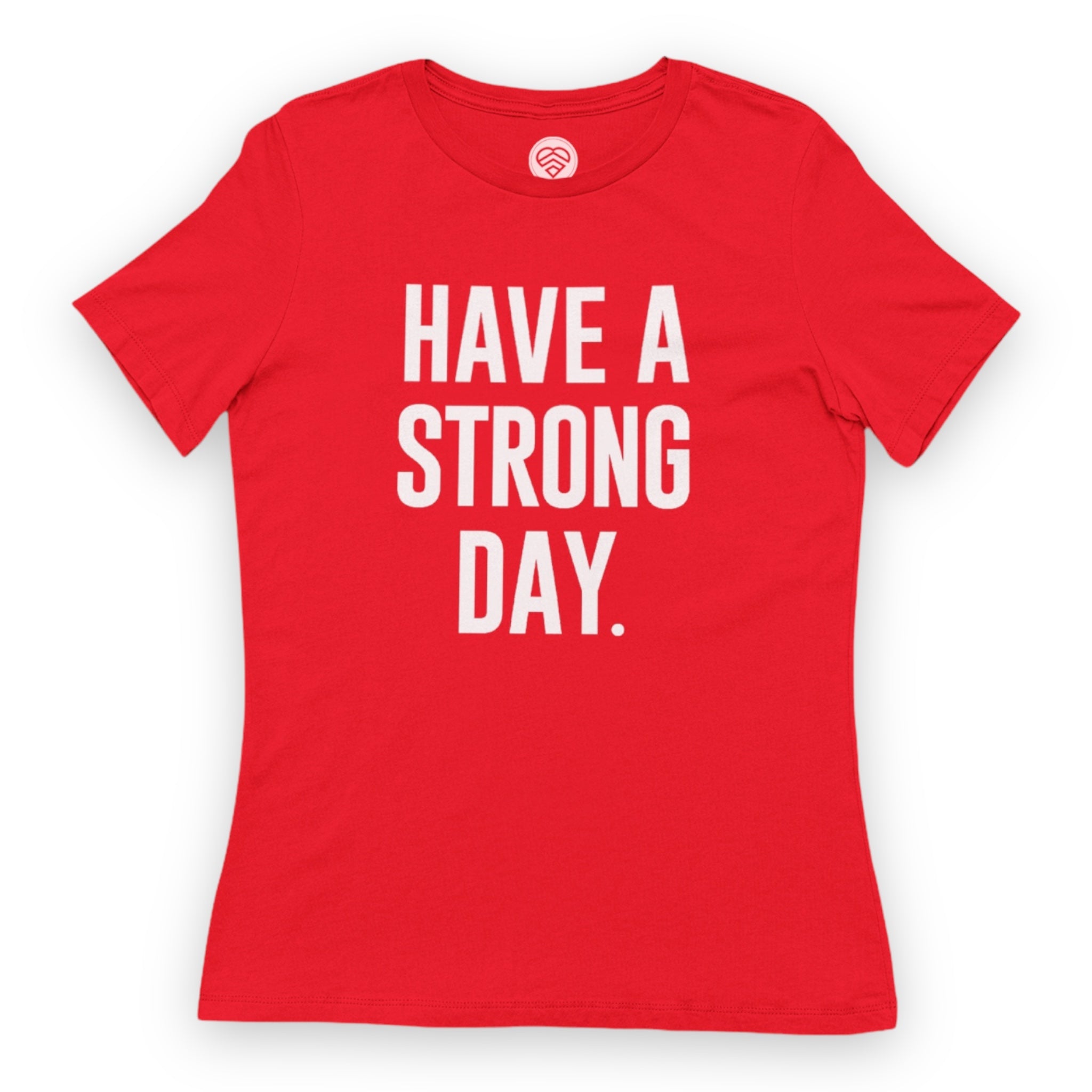 Women's Slogan Statement Shirt - Red