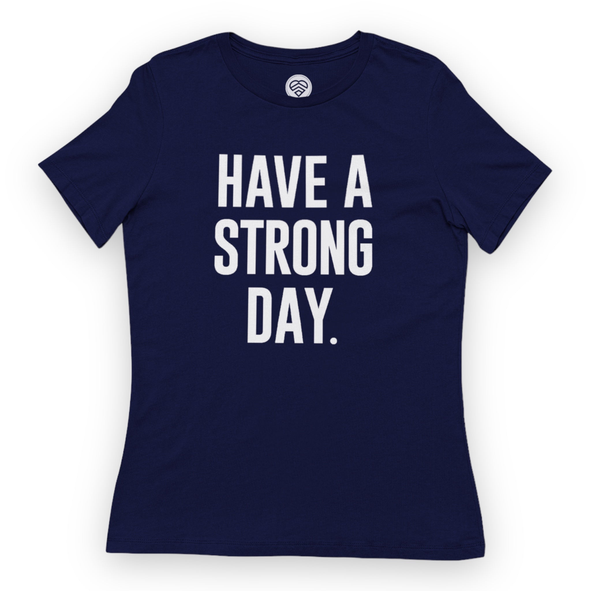 Women's Slogan Statement Shirt - Navy