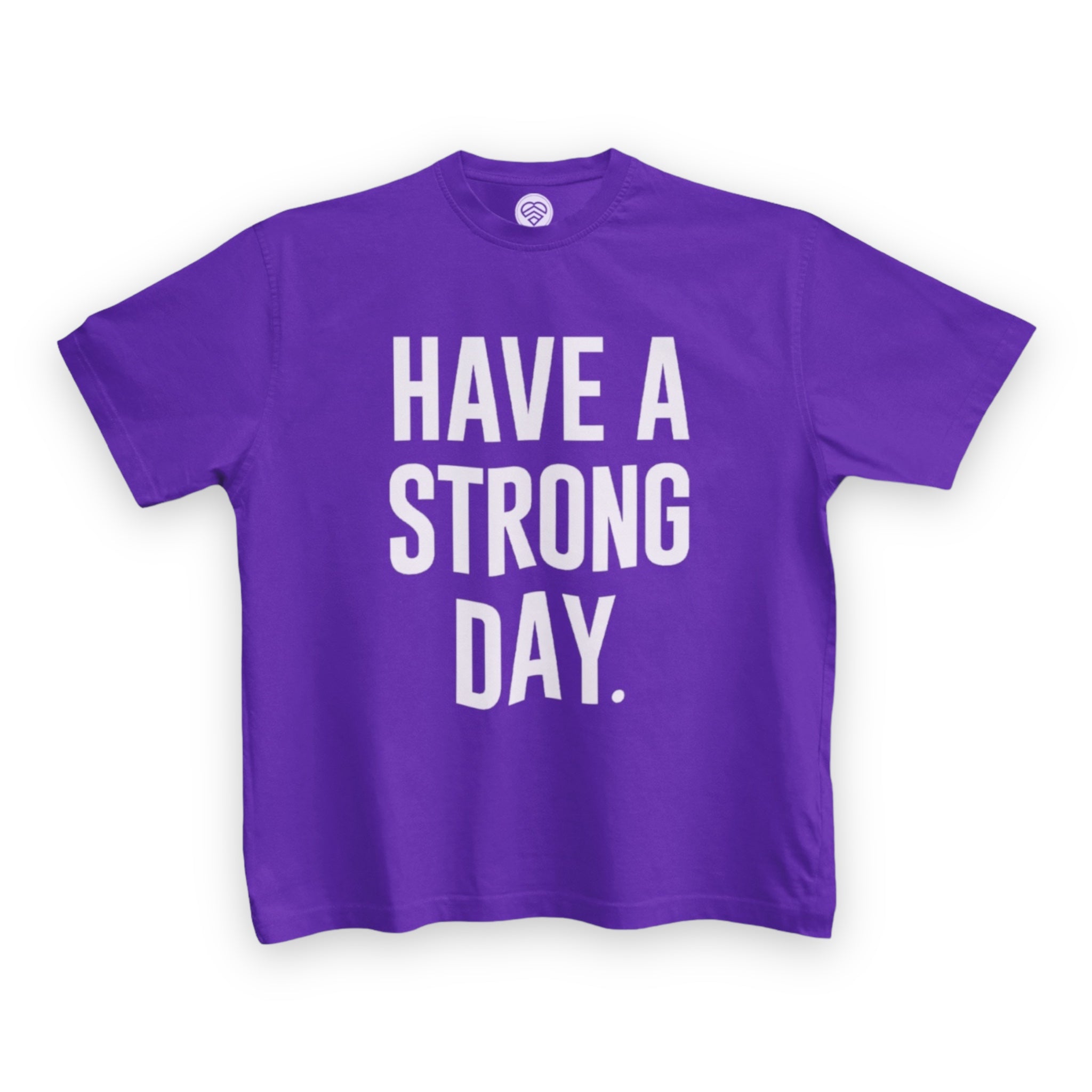 Youth Slogan Statement Shirt - Purple