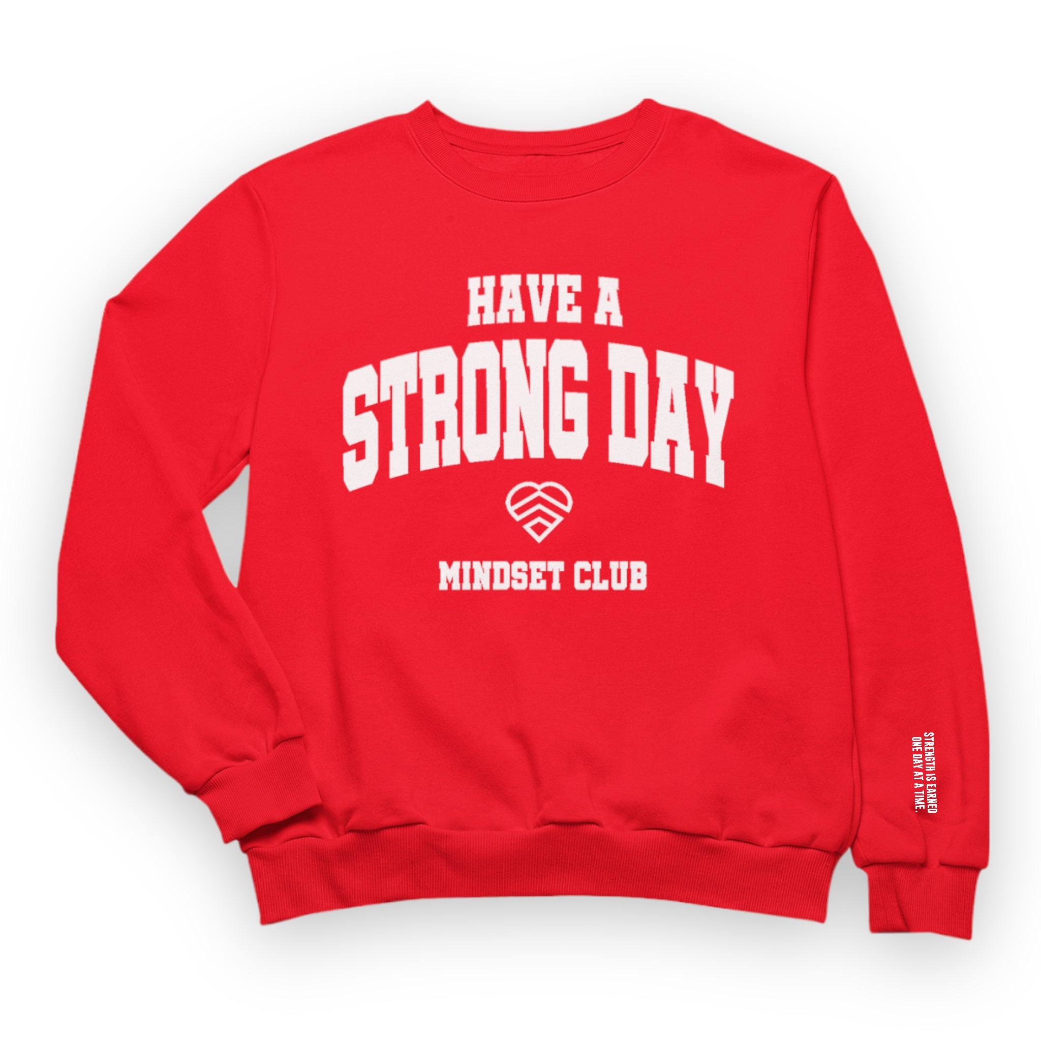 Mindset Club Statement Crewneck - Red