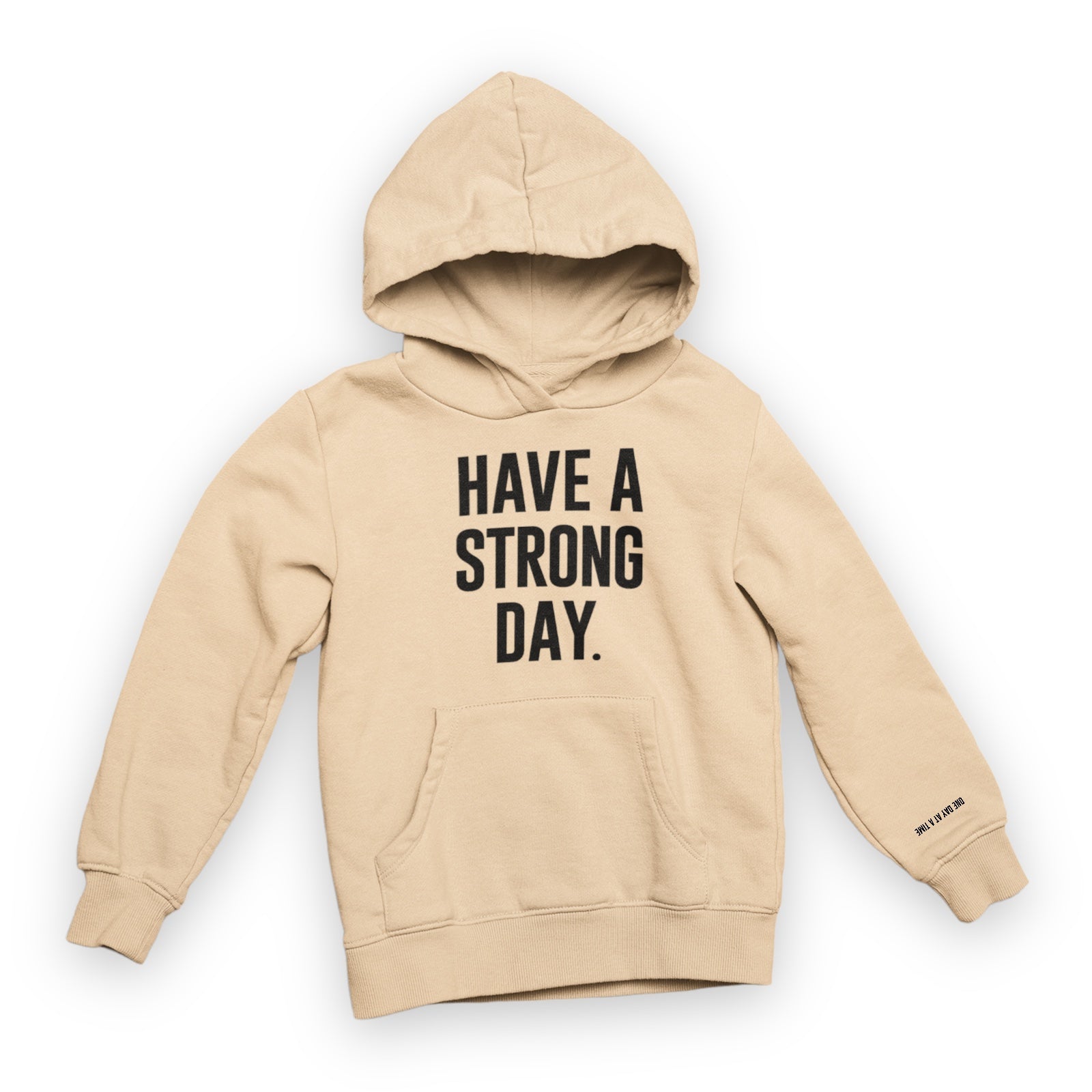 Slogan Testimony Hoodie - Sand