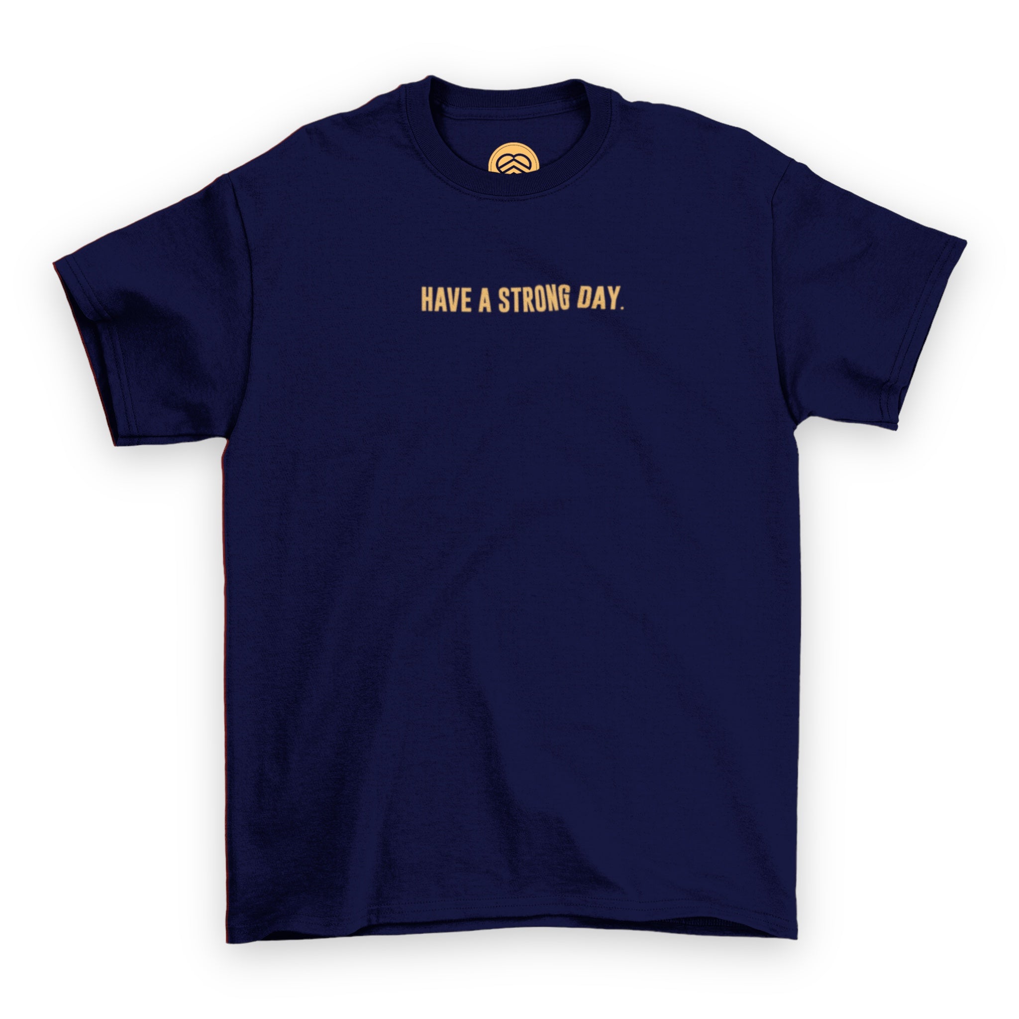 Slogan Line Shirt - Navy