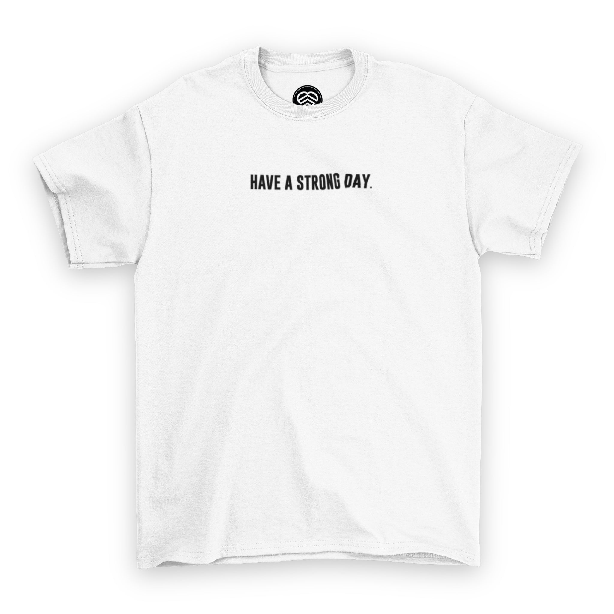 Slogan Line Shirt - White