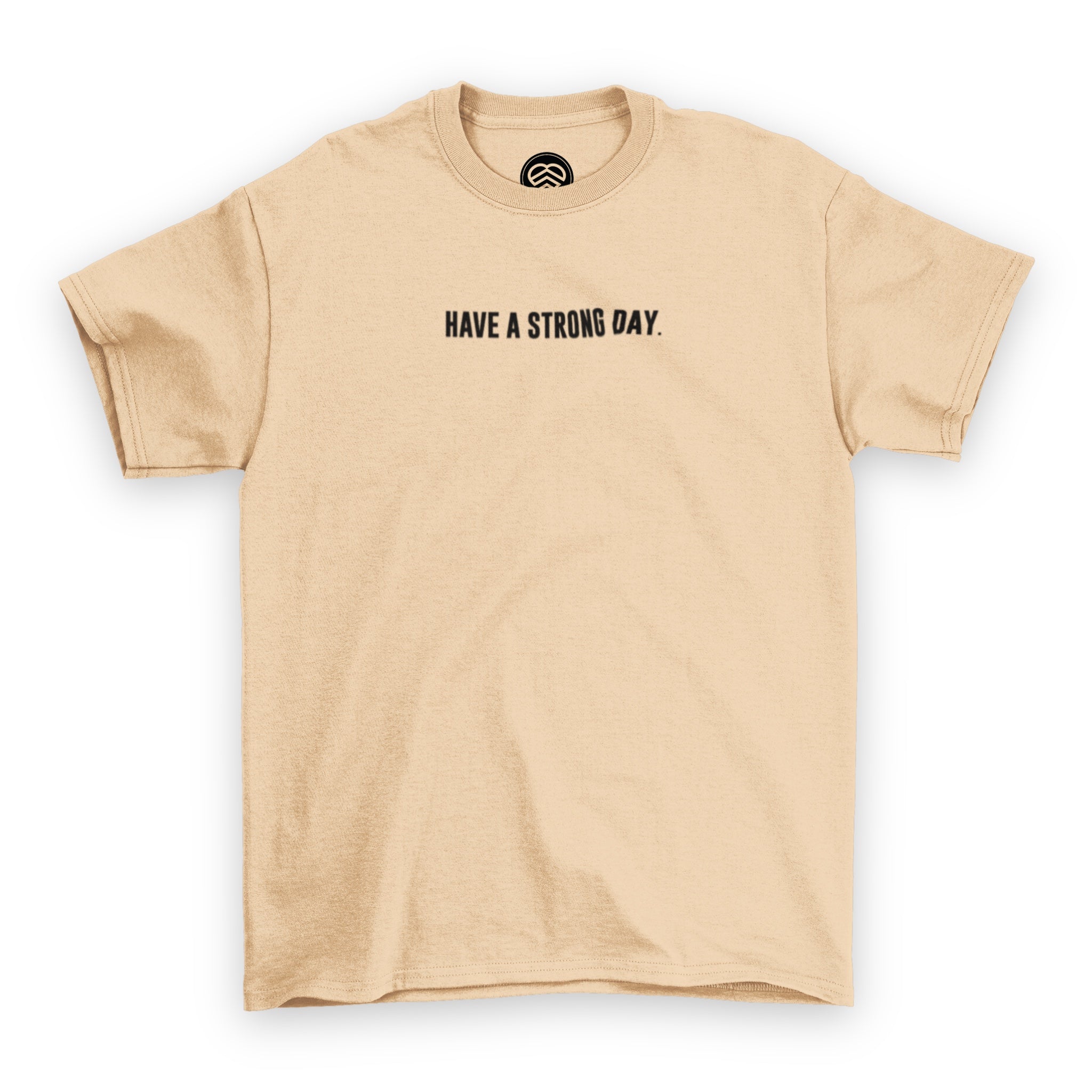 Slogan Line Shirt - Sand