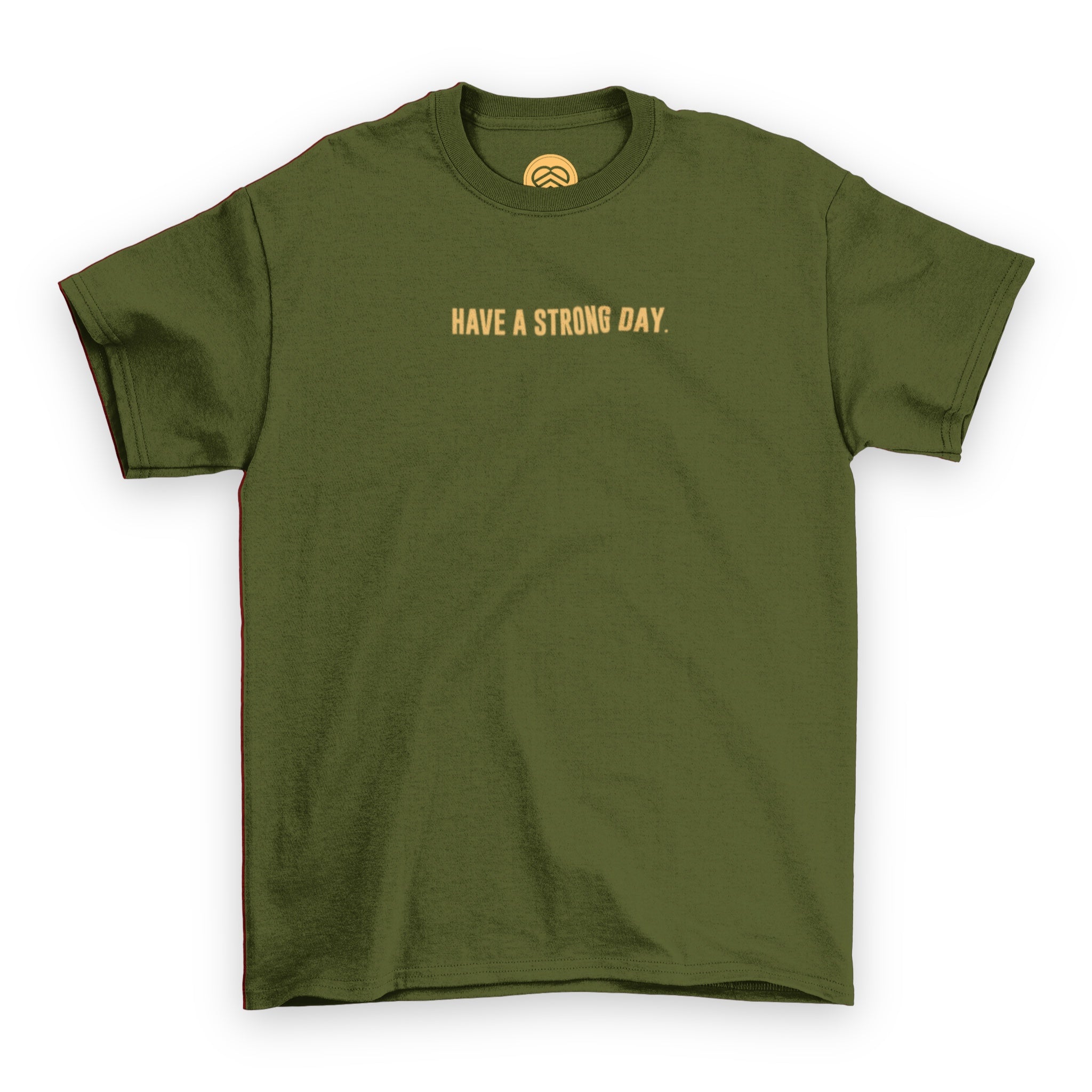 Slogan Line Shirt - Army