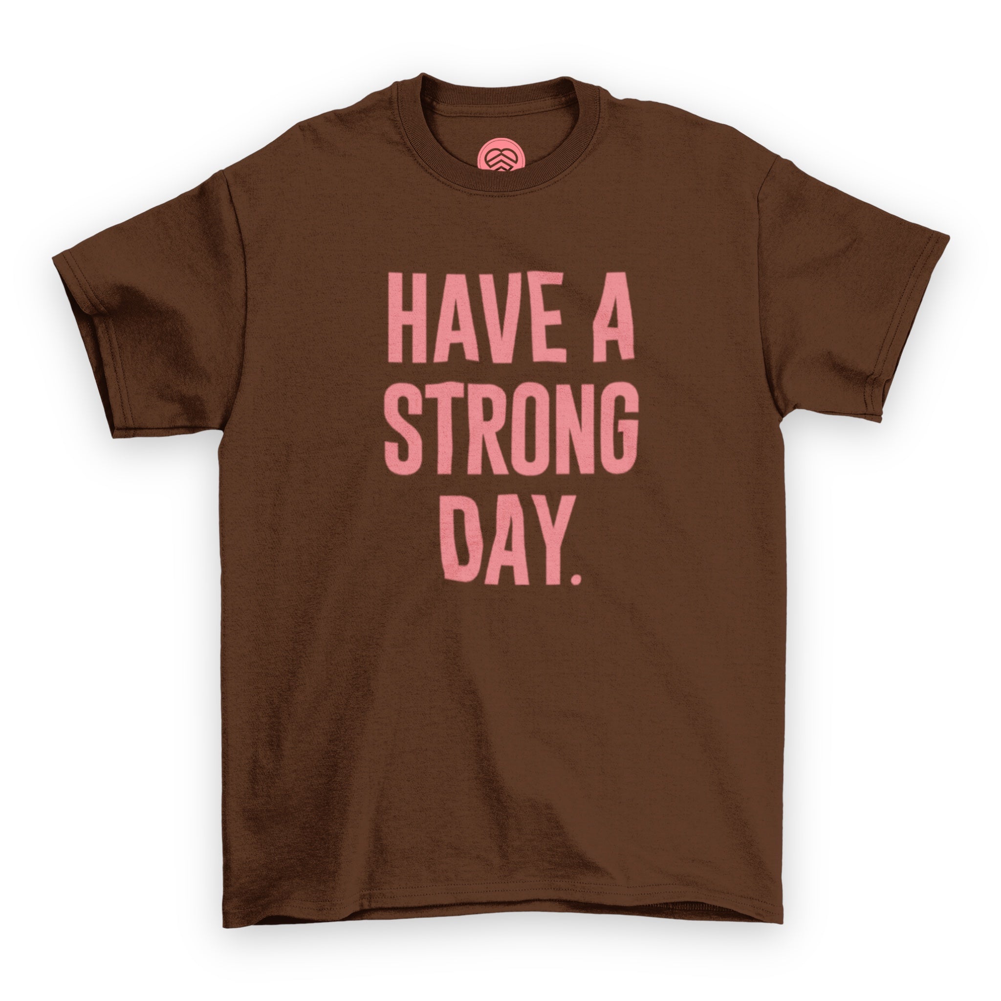 Slogan Statement Shirt - Chocolate