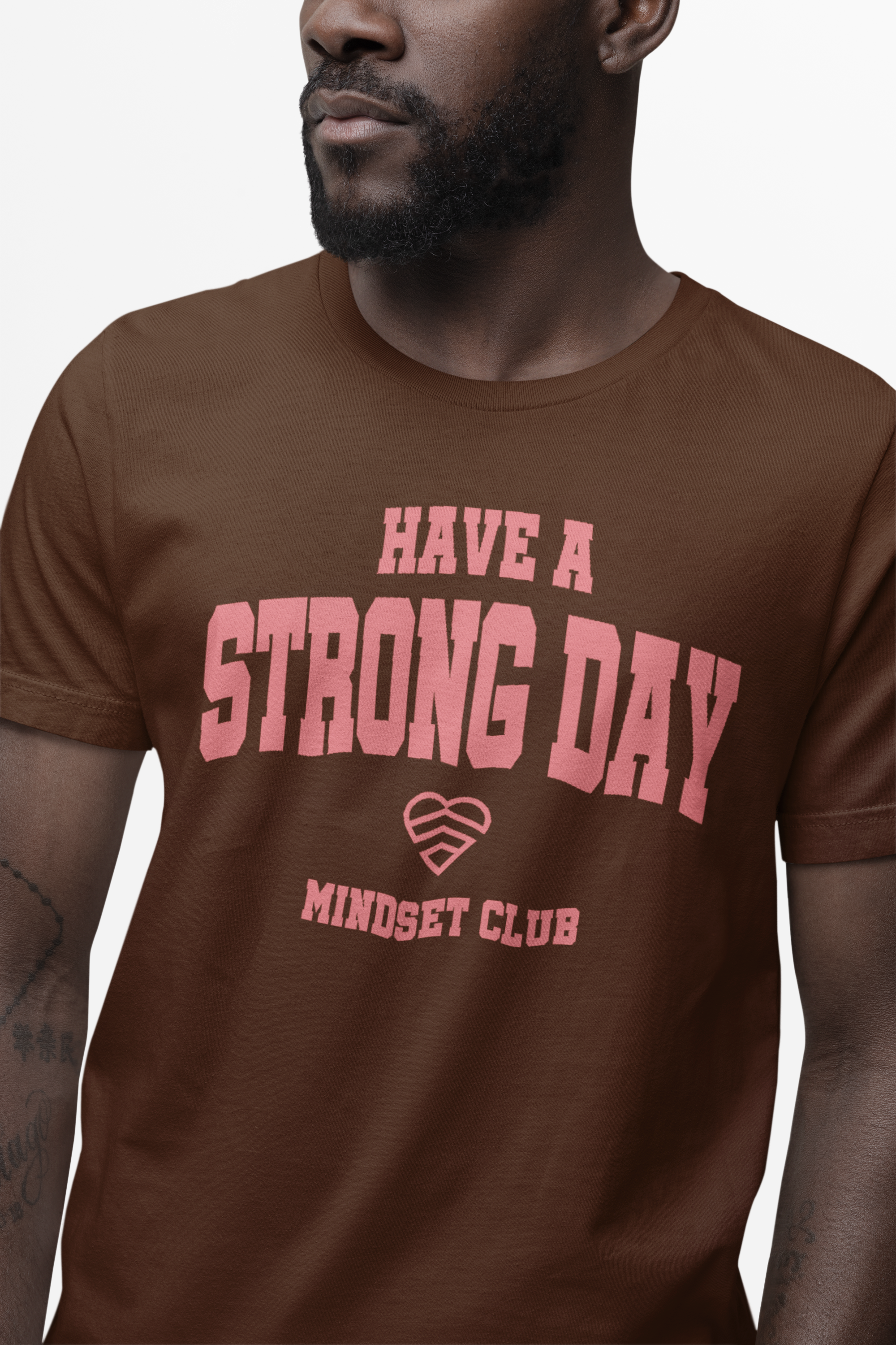 Mindset Club Statement Shirt - Chocolate