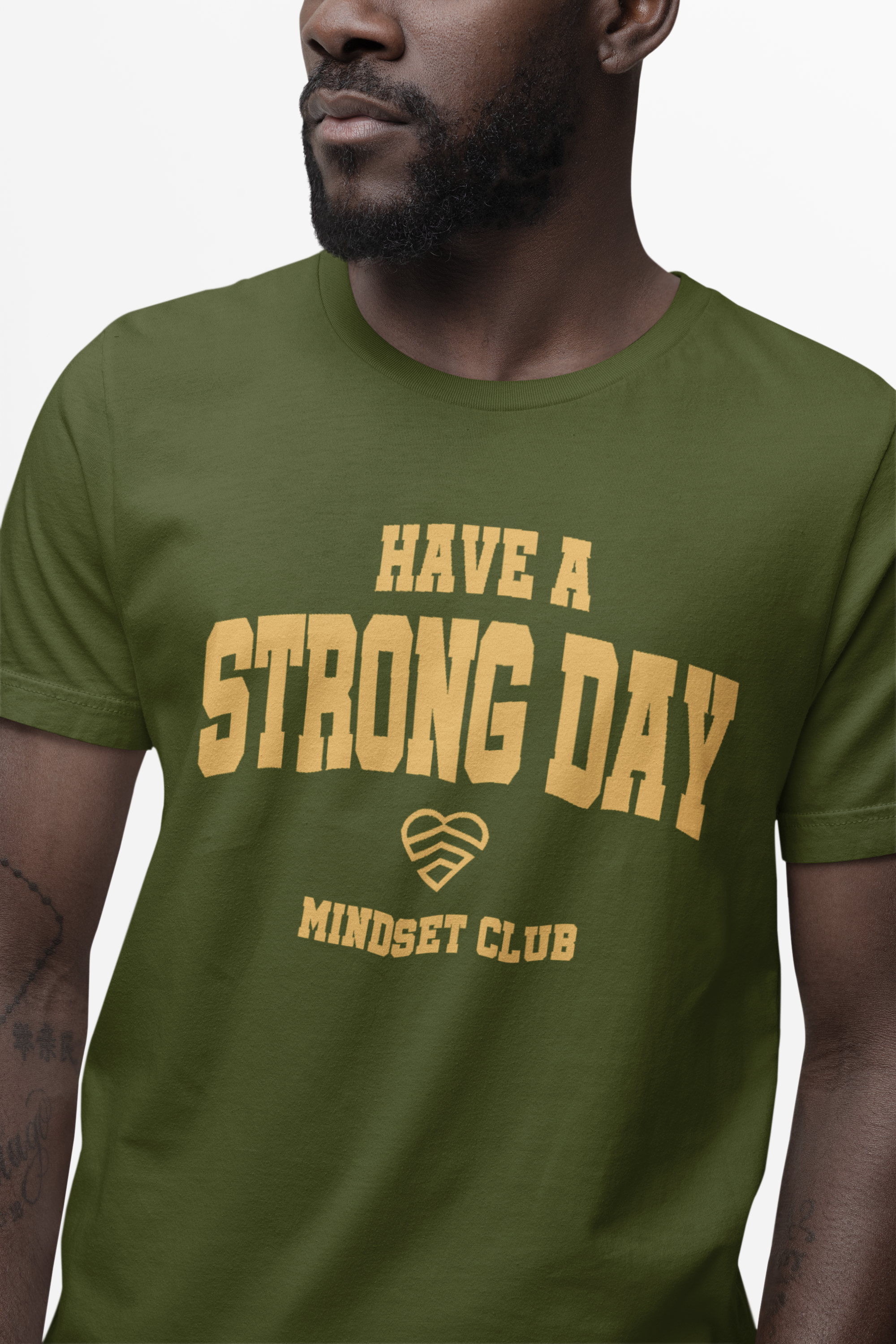 Mindset Club Statement Shirt - Army