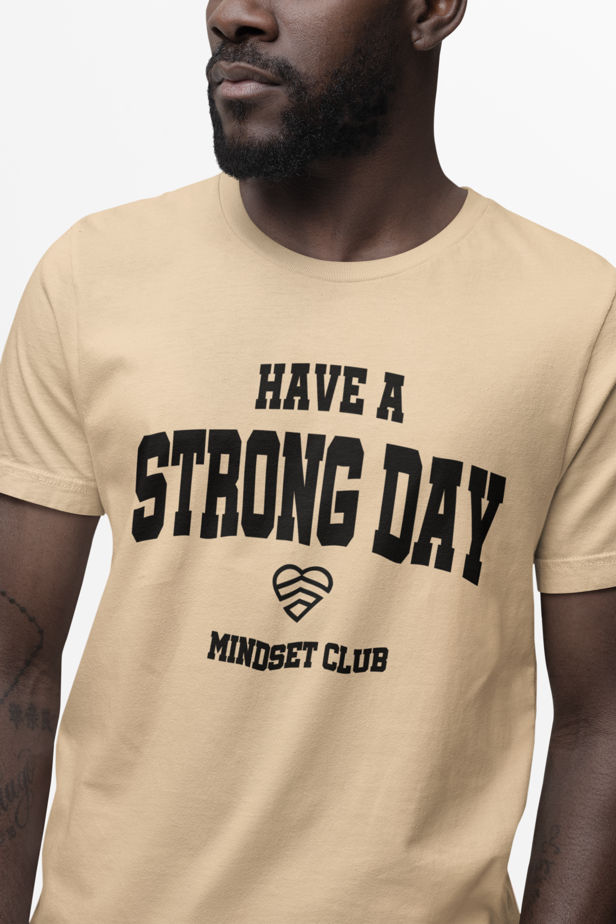 Mindset Club Statement Shirt - Sand
