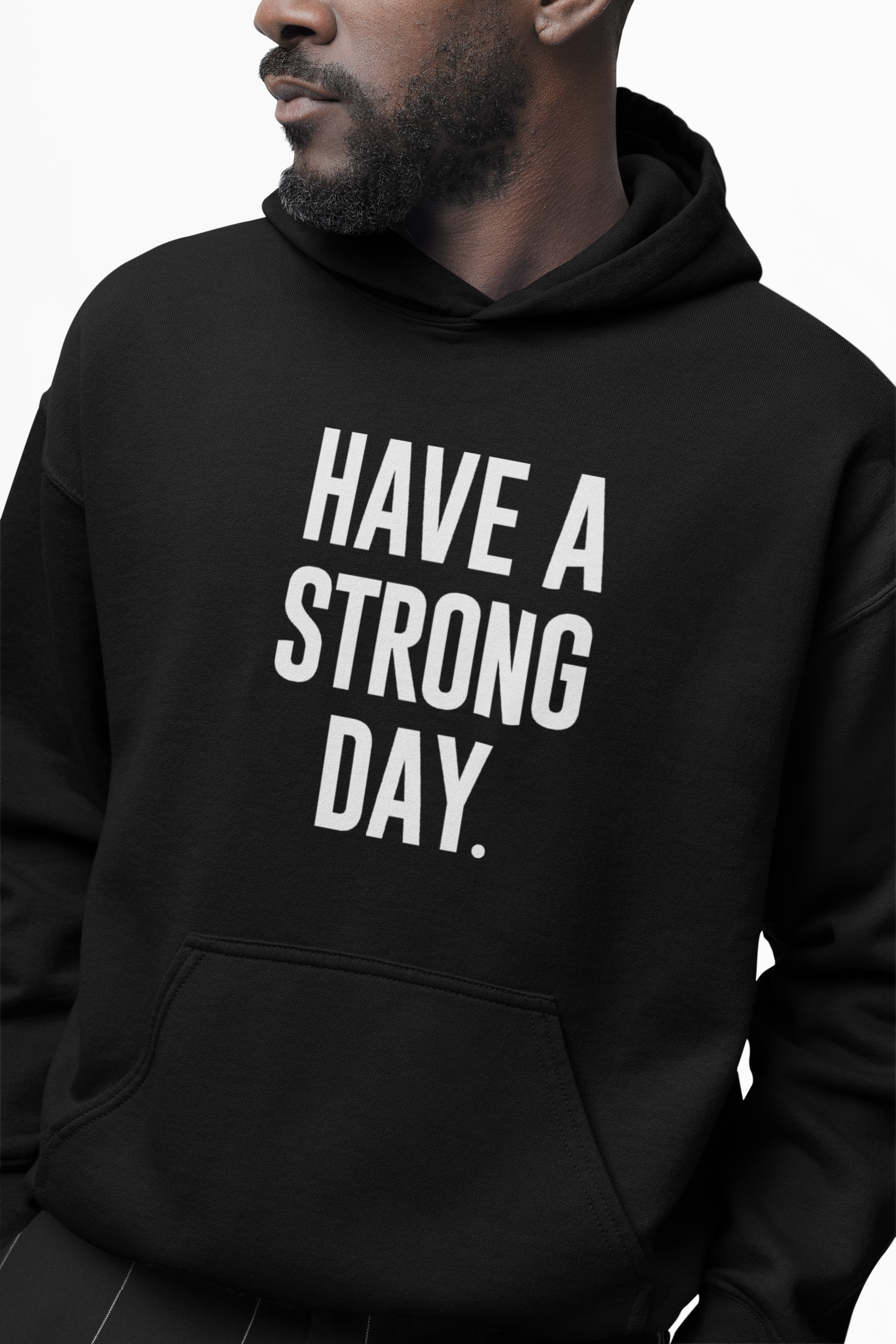 Slogan Testimony Hoodie - Black