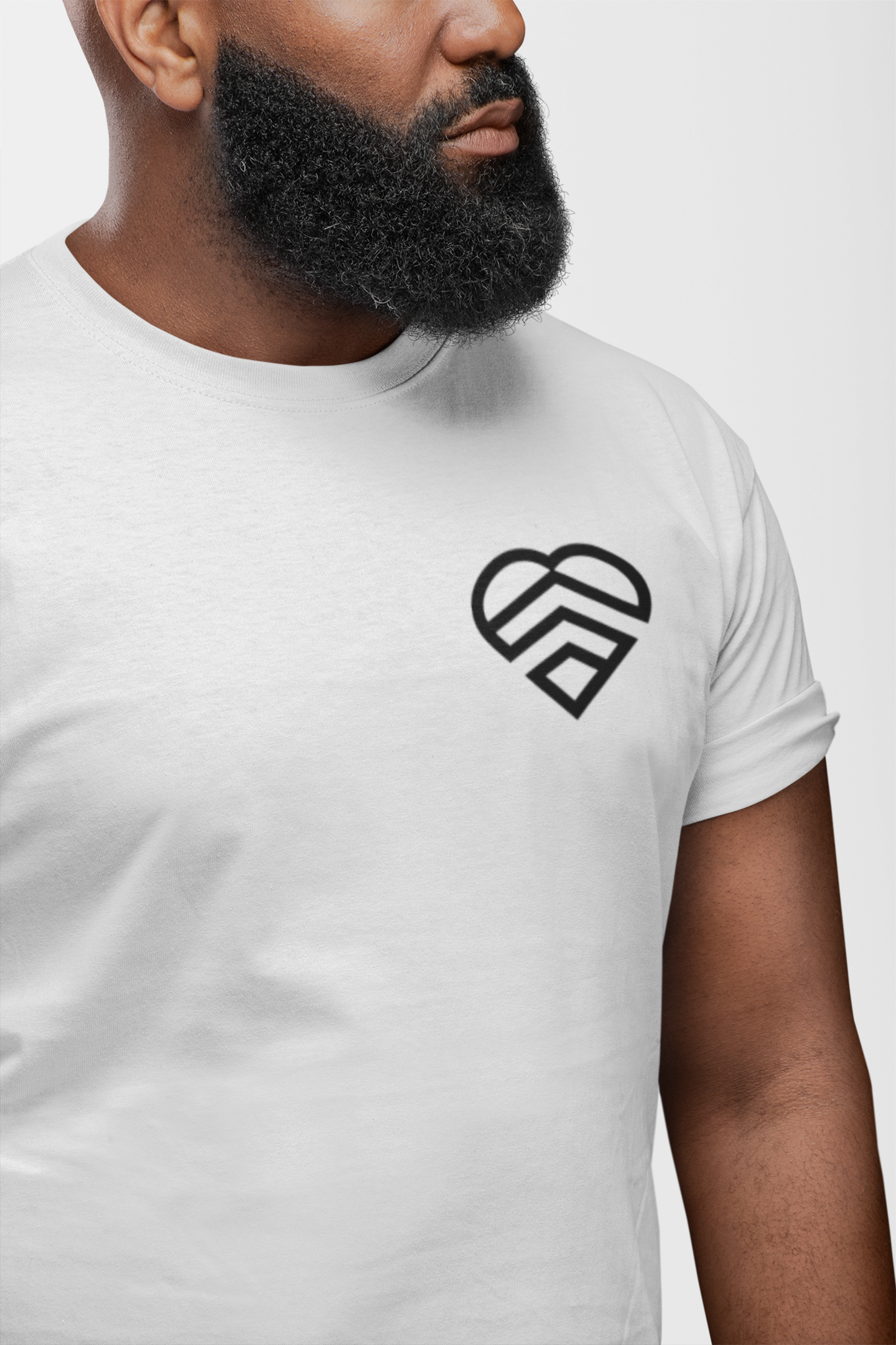 Mindset Club Logo Shirt - White & Black
