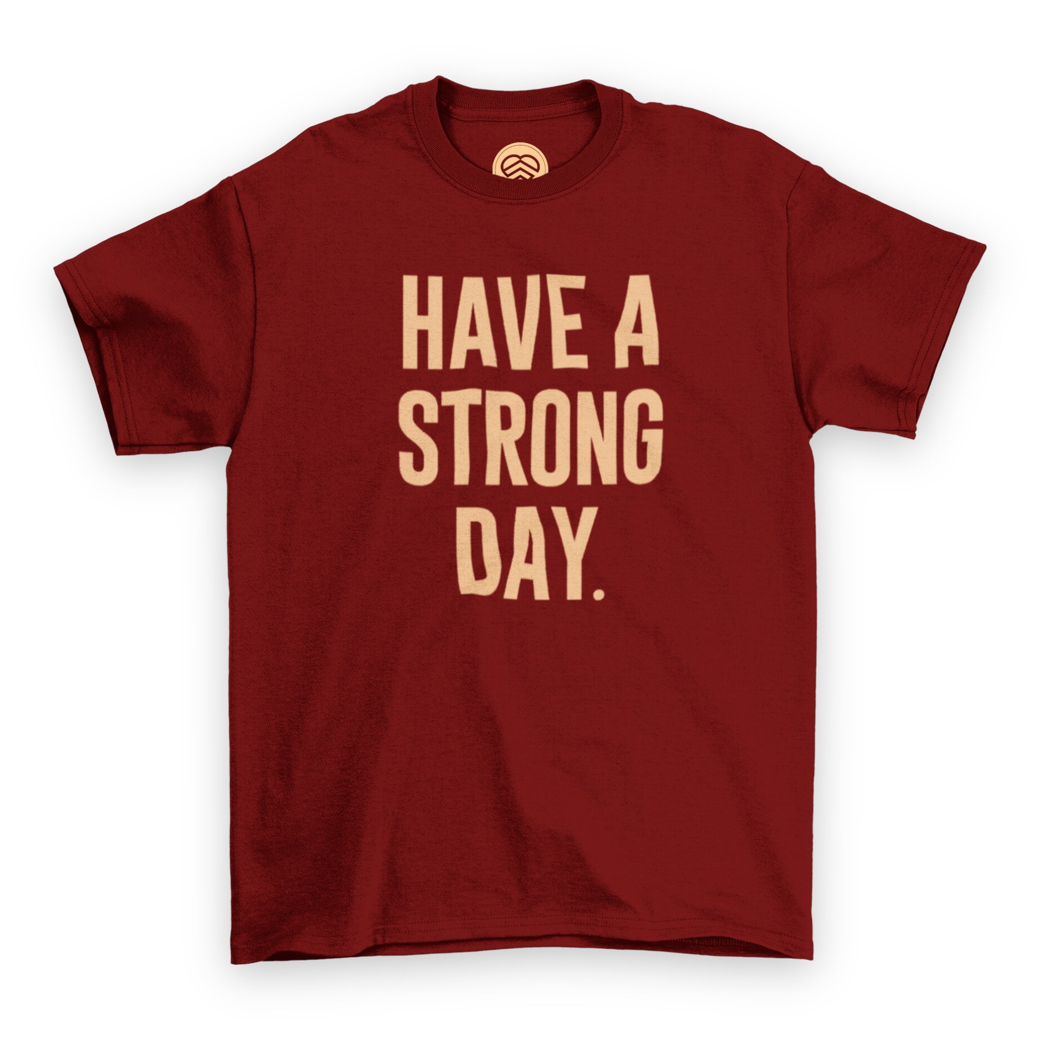 Slogan Statement Shirt - Maroon