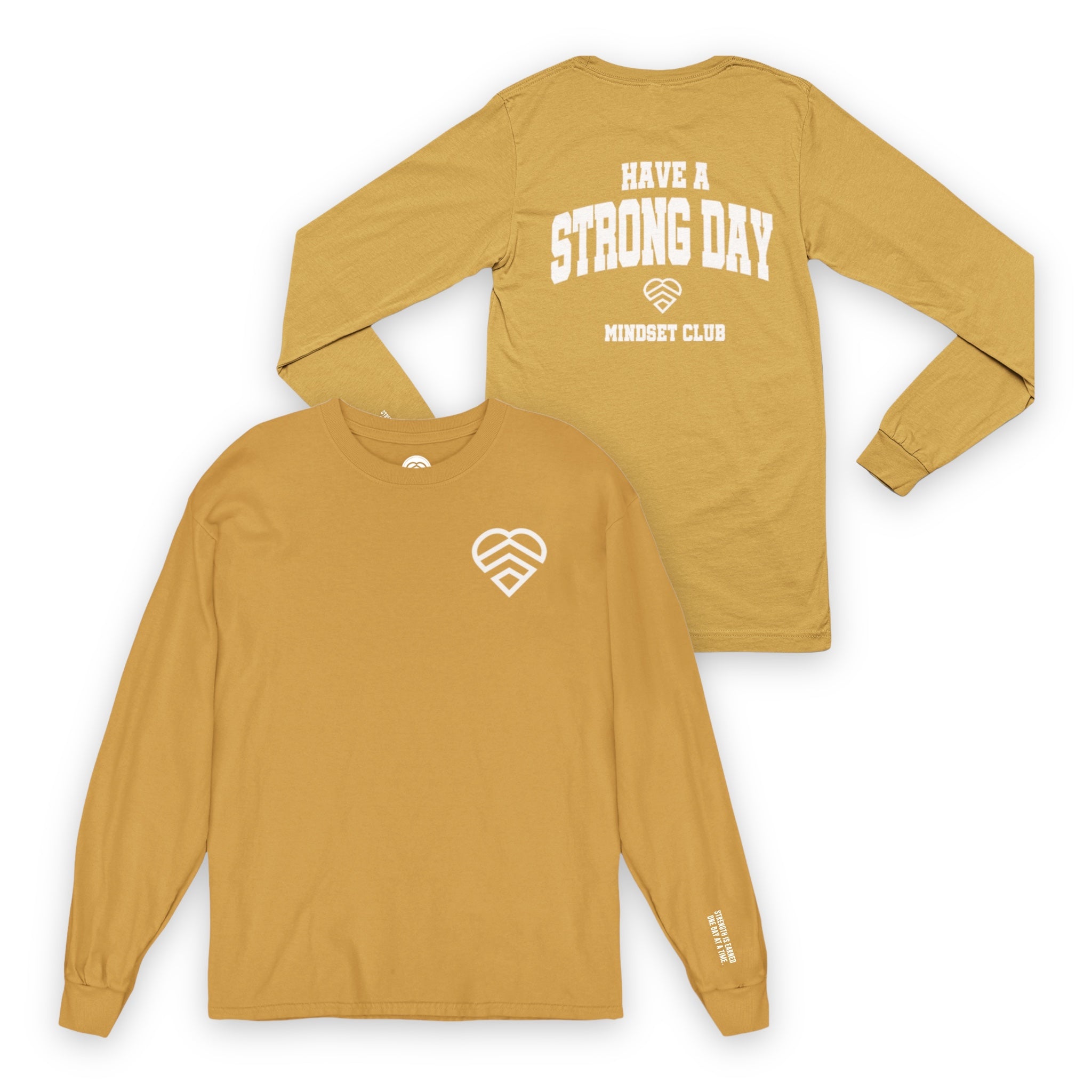 Mindset Club Long Sleeve Logo Shirt - Mustard