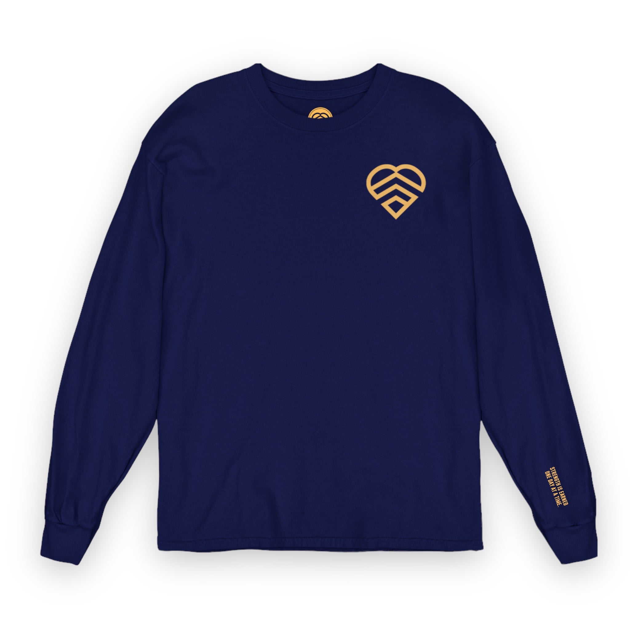 Mindset Club Long Sleeve Logo Shirt - Navy