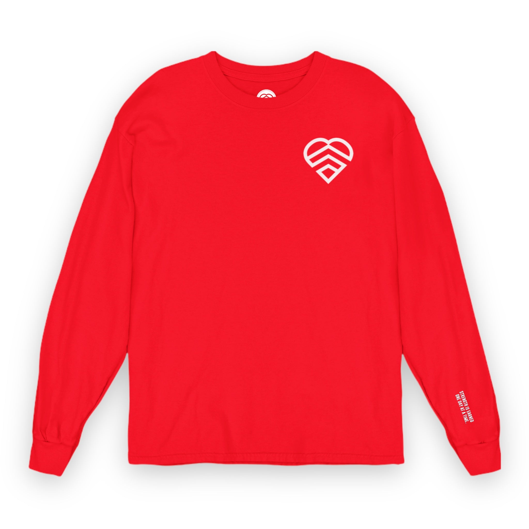 Mindset Club Long Sleeve Logo Shirt - Red