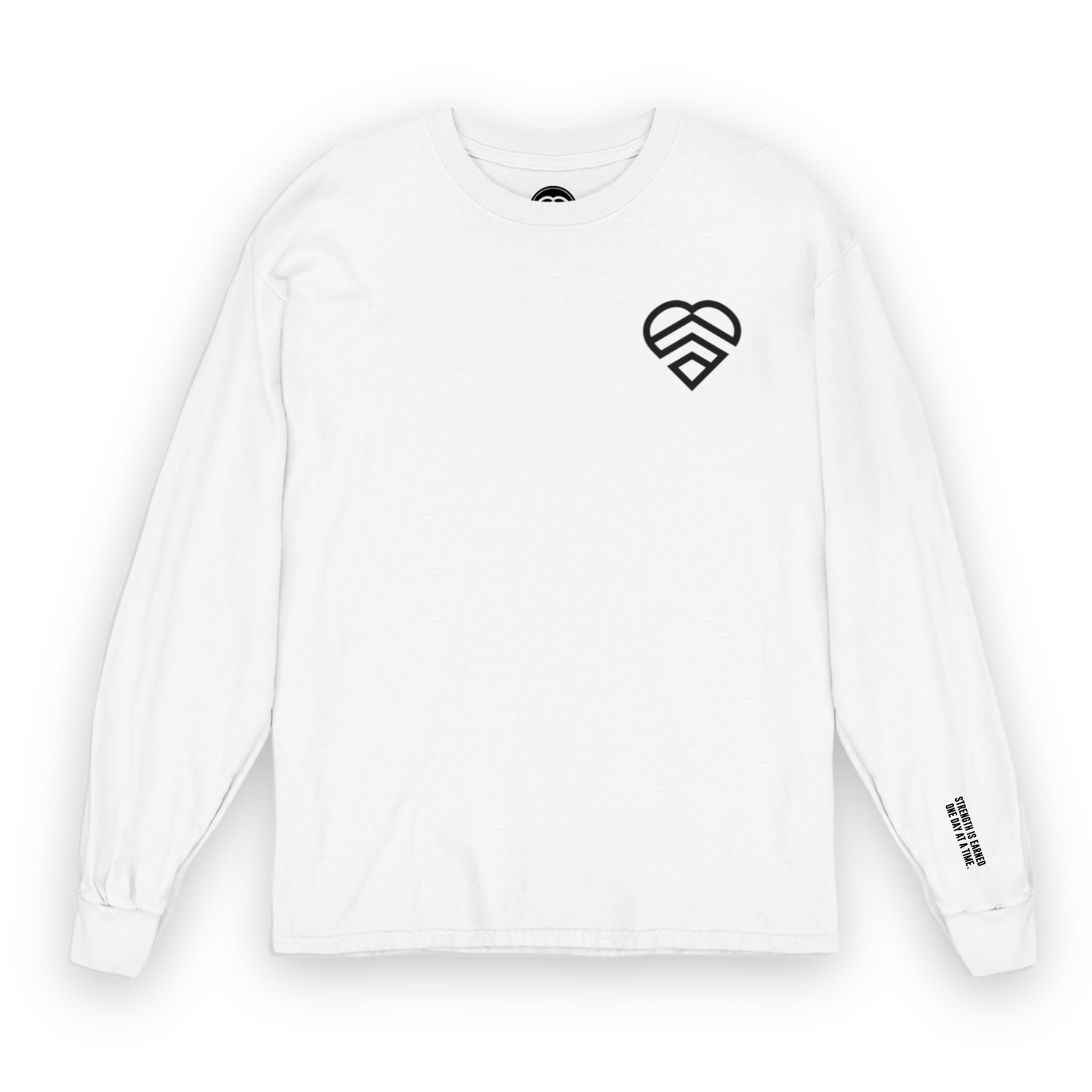 Mindset Club Long Sleeve Logo Shirt - White