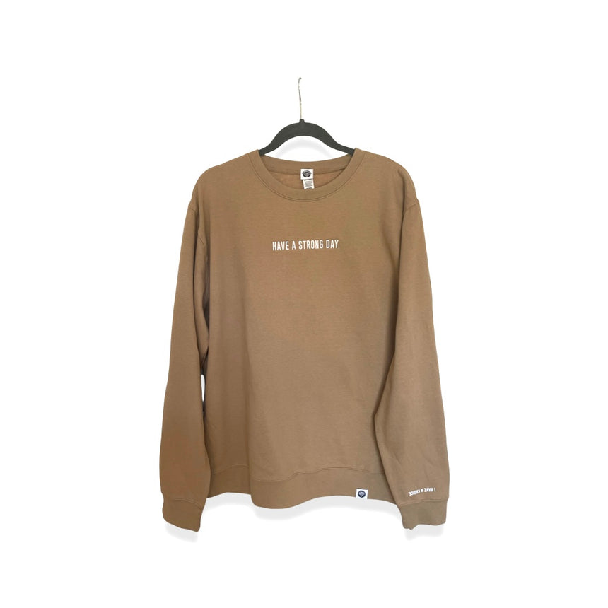 Embroidery Crew Sweatshirt