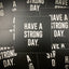 BLACK VINYL STICKER | HAVE A STRONG DAY. | MENTAL HEALTH | LOVE, ANXIETY, DEPRESSION, SELF-CARE - HAVE A STRONG DAY. 