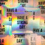 HOLOGRAPHIC VINYL STICKER | HAVE A STRONG DAY. | MENTAL HEALTH | LOVE, ANXIETY, DEPRESSION - HAVE A STRONG DAY. 