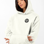 CREAM LOGO HOODIE | HAVE A STRONG DAY.